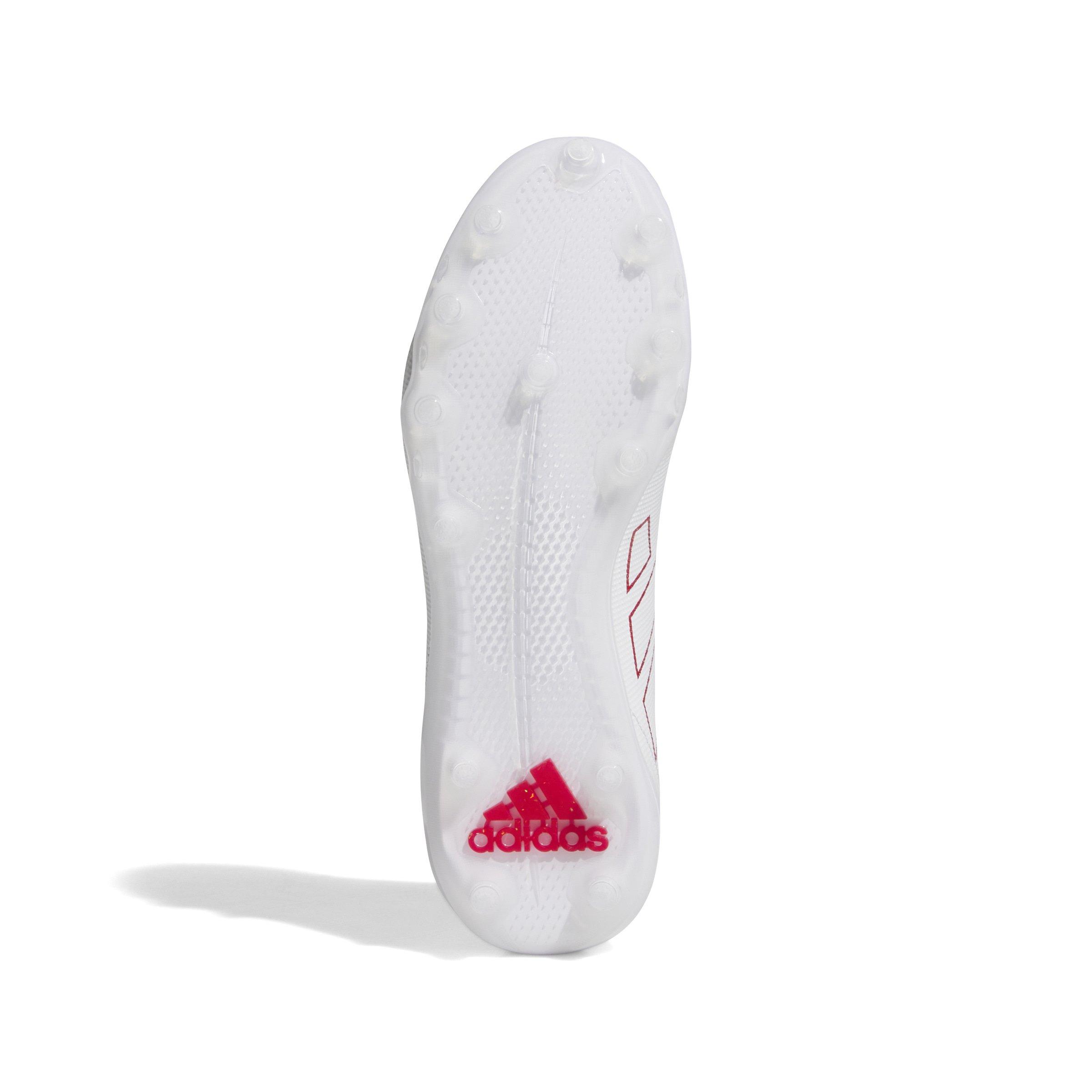 adidas Adizero Electric.2 "Ftwr White/Team Power Red 2/Ftwr White" Men's Football Cleat - WHITE/RED/WHITE Thumbnail View 8