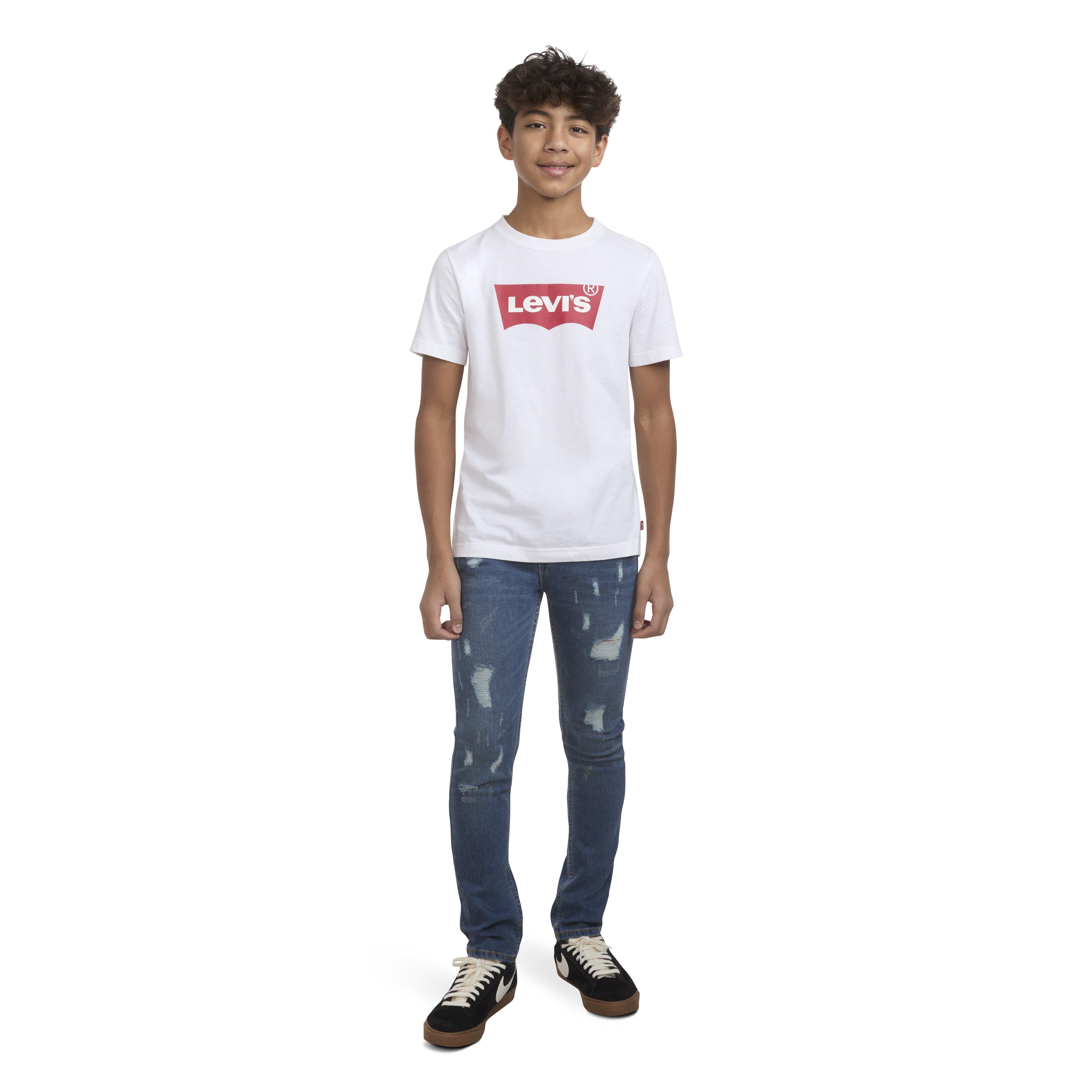 Levi's Big Boys' 510 Skinny Fit Medium Wash Denim Jeans - Blue - BLUE Thumbnail View 9