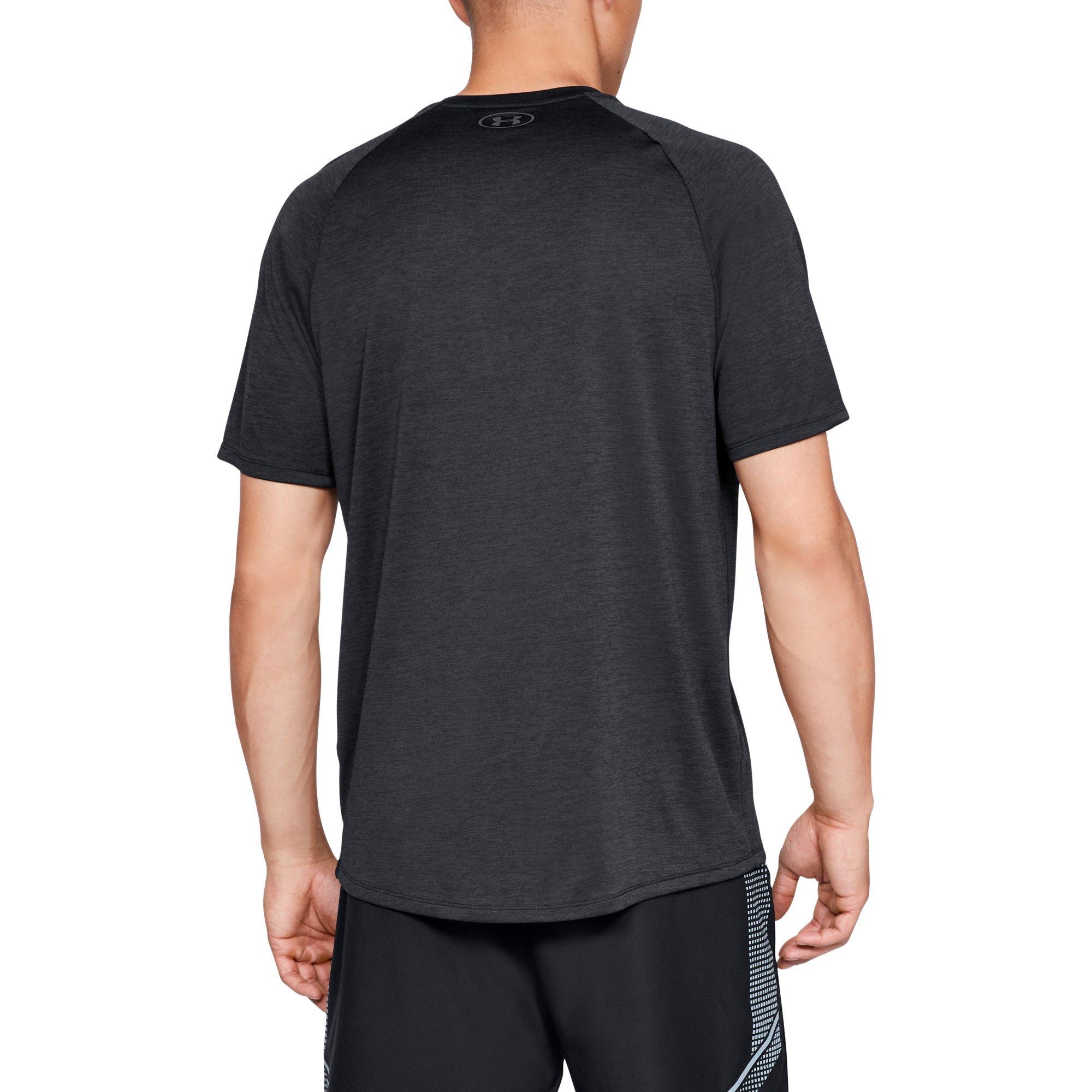 Under Armour Men's Tech 2.0 V-Neck Tee - BLACK Thumbnail View 3