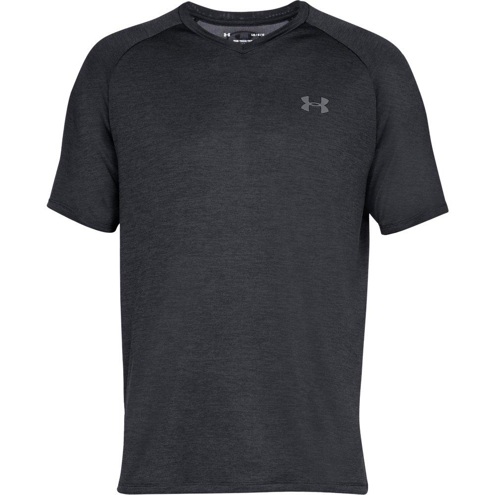 Under Armour Men's Tech 2.0 V-Neck Tee - BLACK Thumbnail View 2