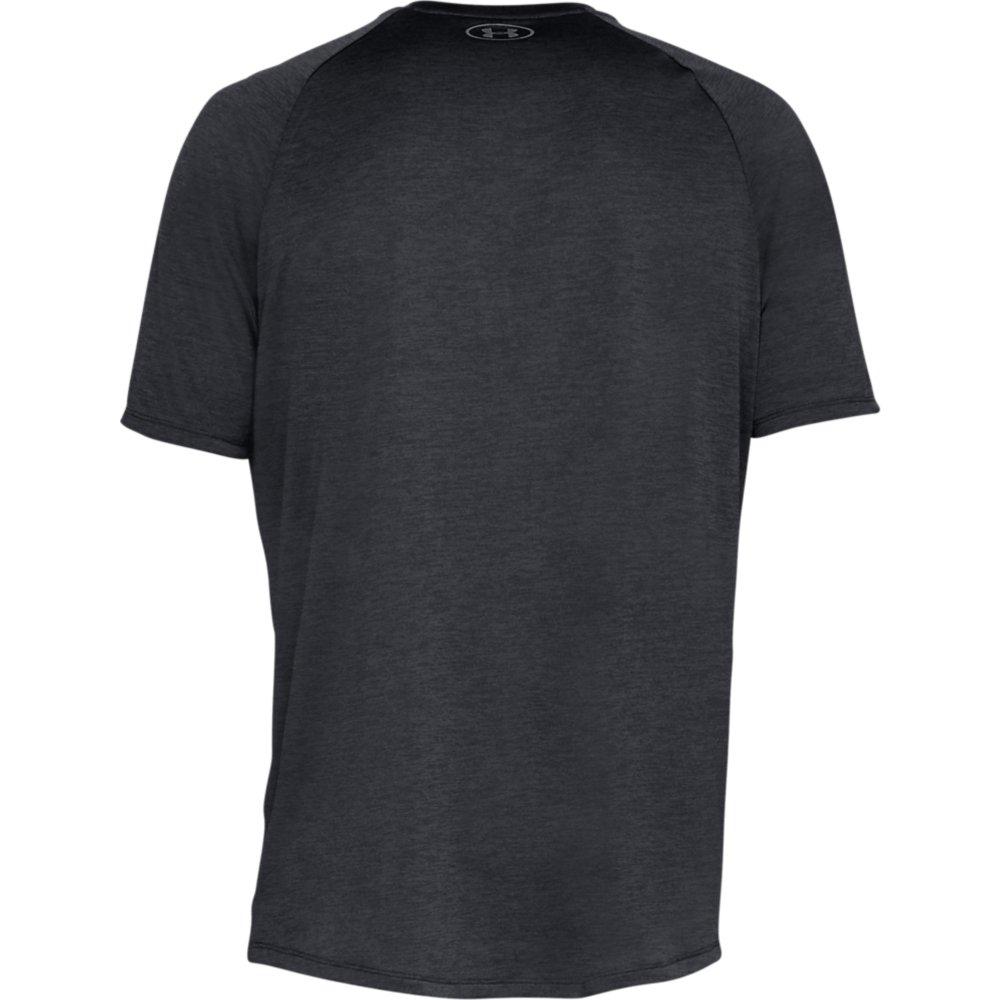 Under Armour Men's Tech 2.0 V-Neck Tee - BLACK Thumbnail View 4