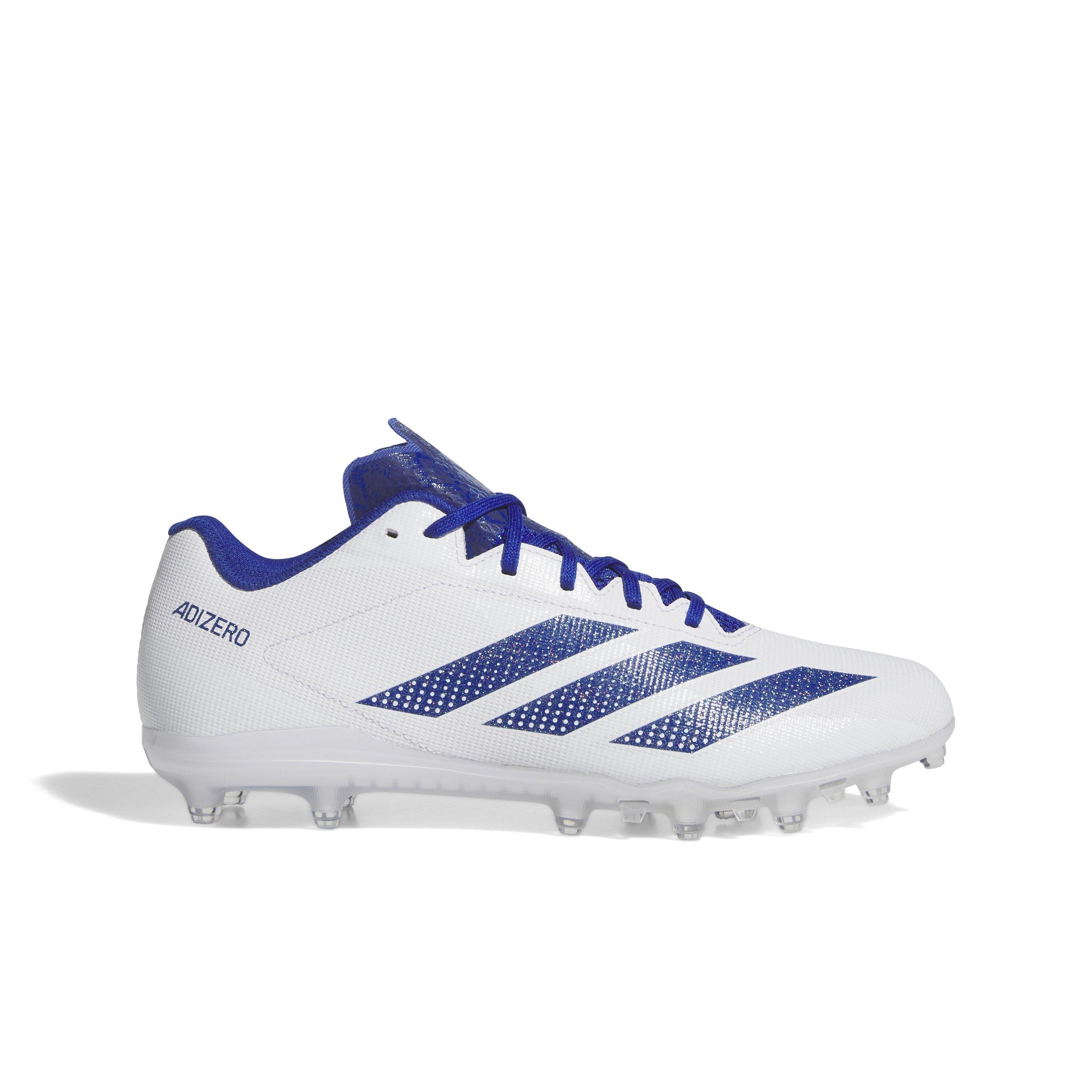adidas Adizero Electric.2 "Ftwr White/Team Royal Blue/Ftwr White" Men's Football Cleat - WHITE/ROYAL/WHITE Thumbnail View 1