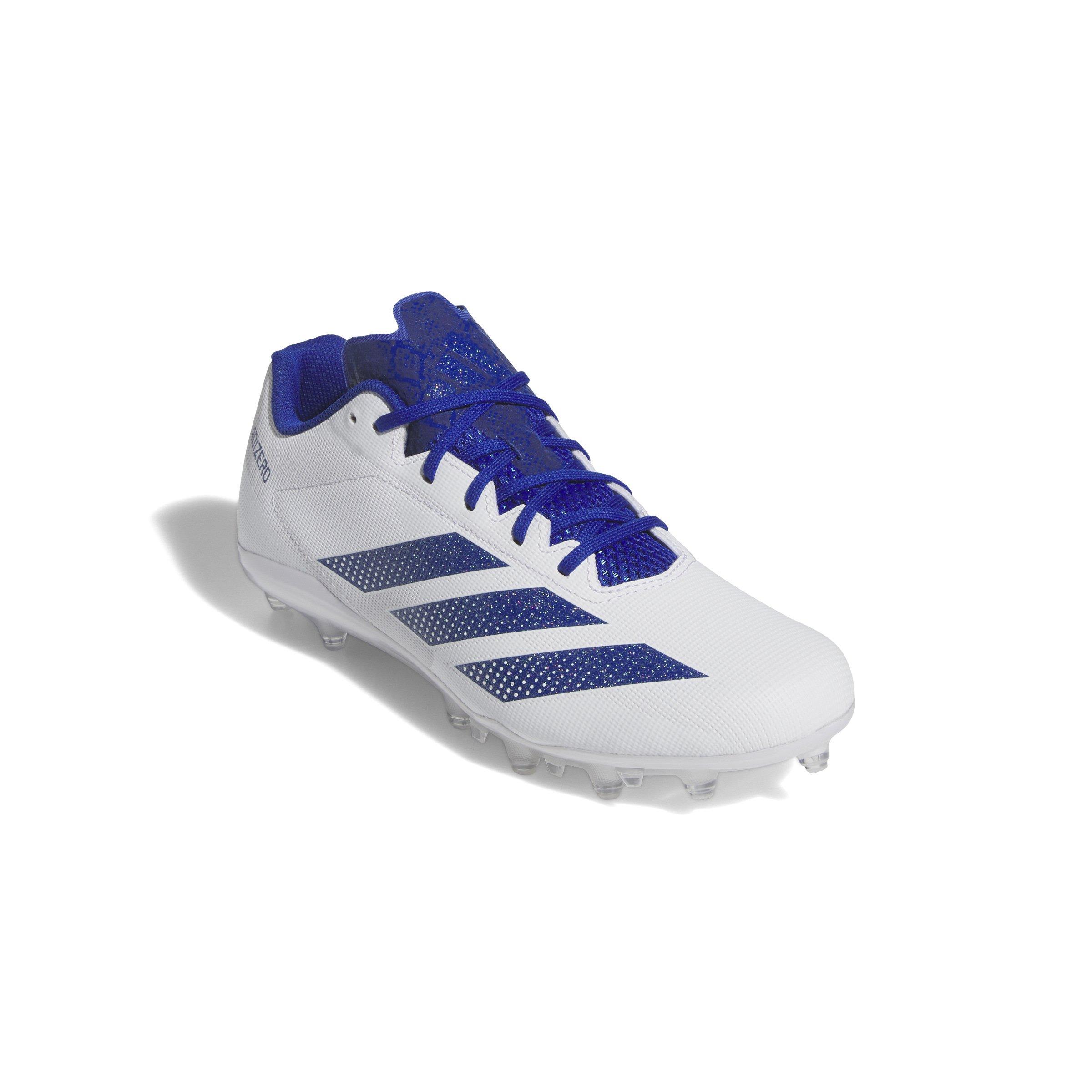 adidas Adizero Electric.2 "Ftwr White/Team Royal Blue/Ftwr White" Men's Football Cleat - WHITE/ROYAL/WHITE Thumbnail View 3