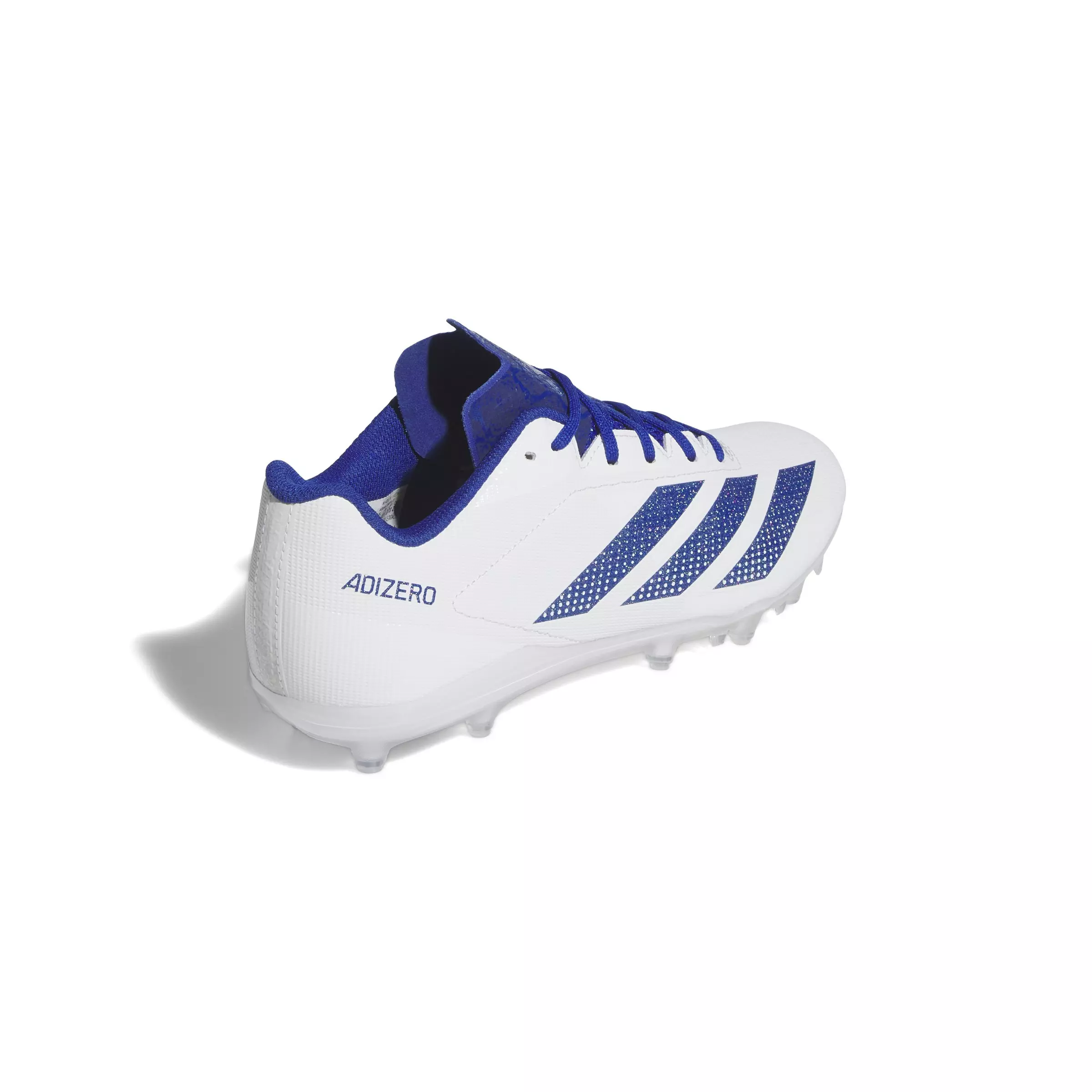 adidas Adizero Electric.2 "Ftwr White/Team Royal Blue/Ftwr White" Men's Football Cleat - WHITE/ROYAL/WHITE