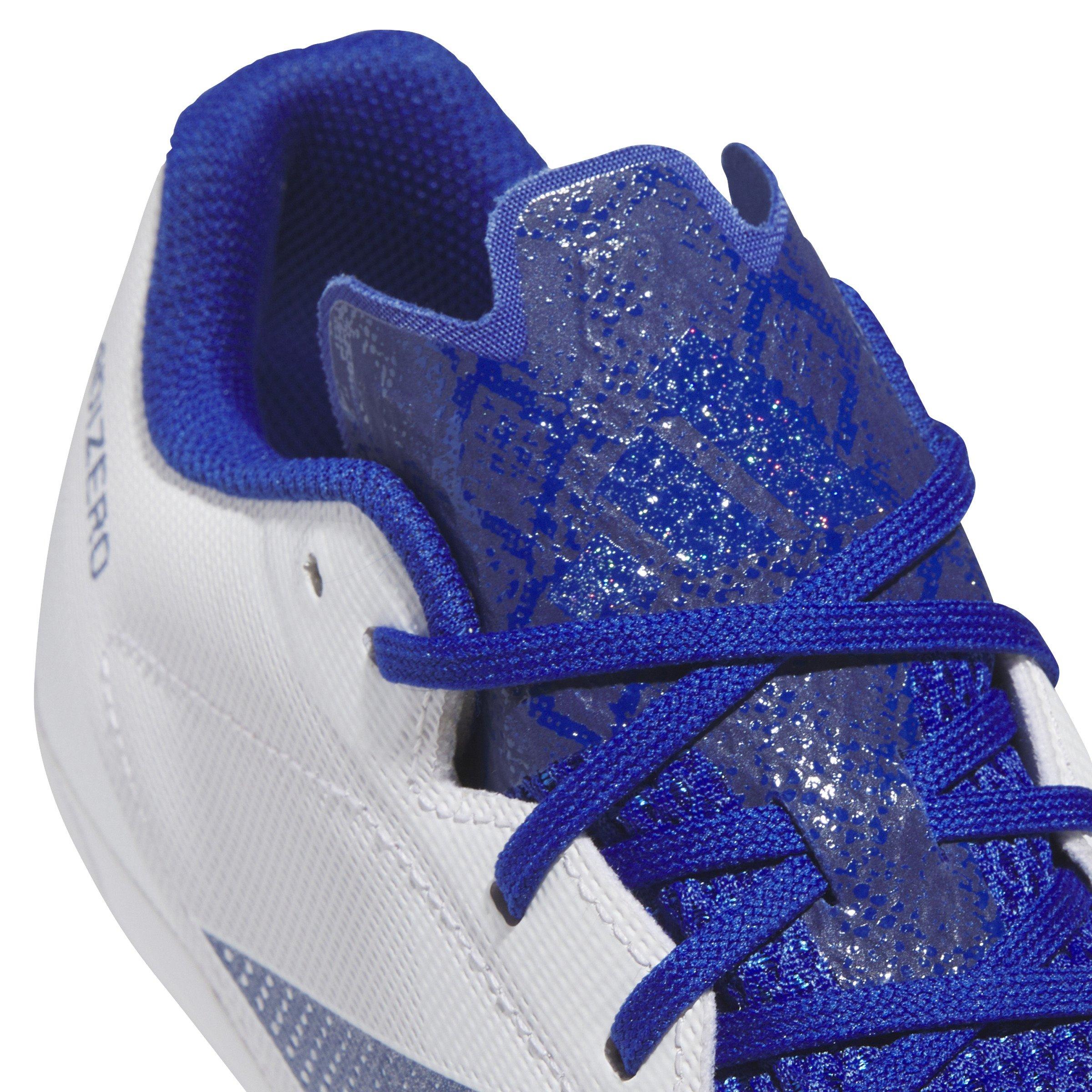 adidas Adizero Electric.2 "Ftwr White/Team Royal Blue/Ftwr White" Men's Football Cleat - WHITE/ROYAL/WHITE Thumbnail View 5