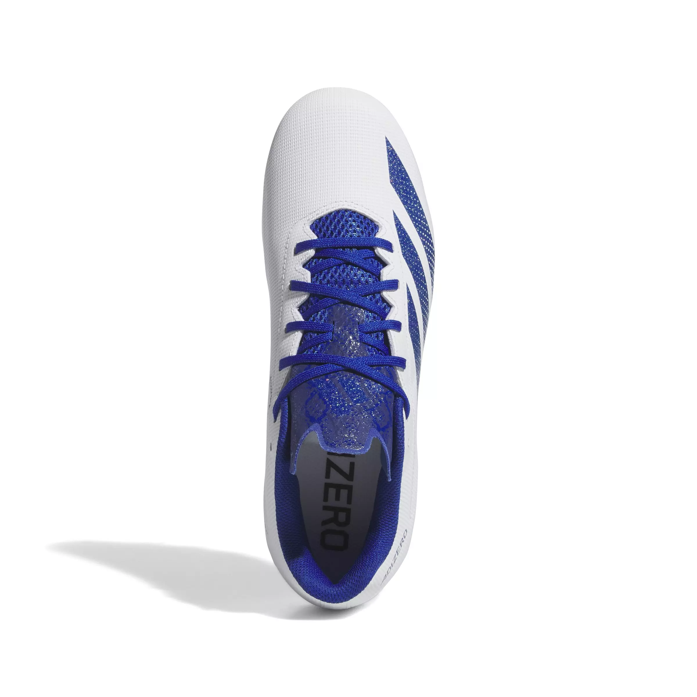adidas Adizero Electric.2 "Ftwr White/Team Royal Blue/Ftwr White" Men's Football Cleat - WHITE/ROYAL/WHITE