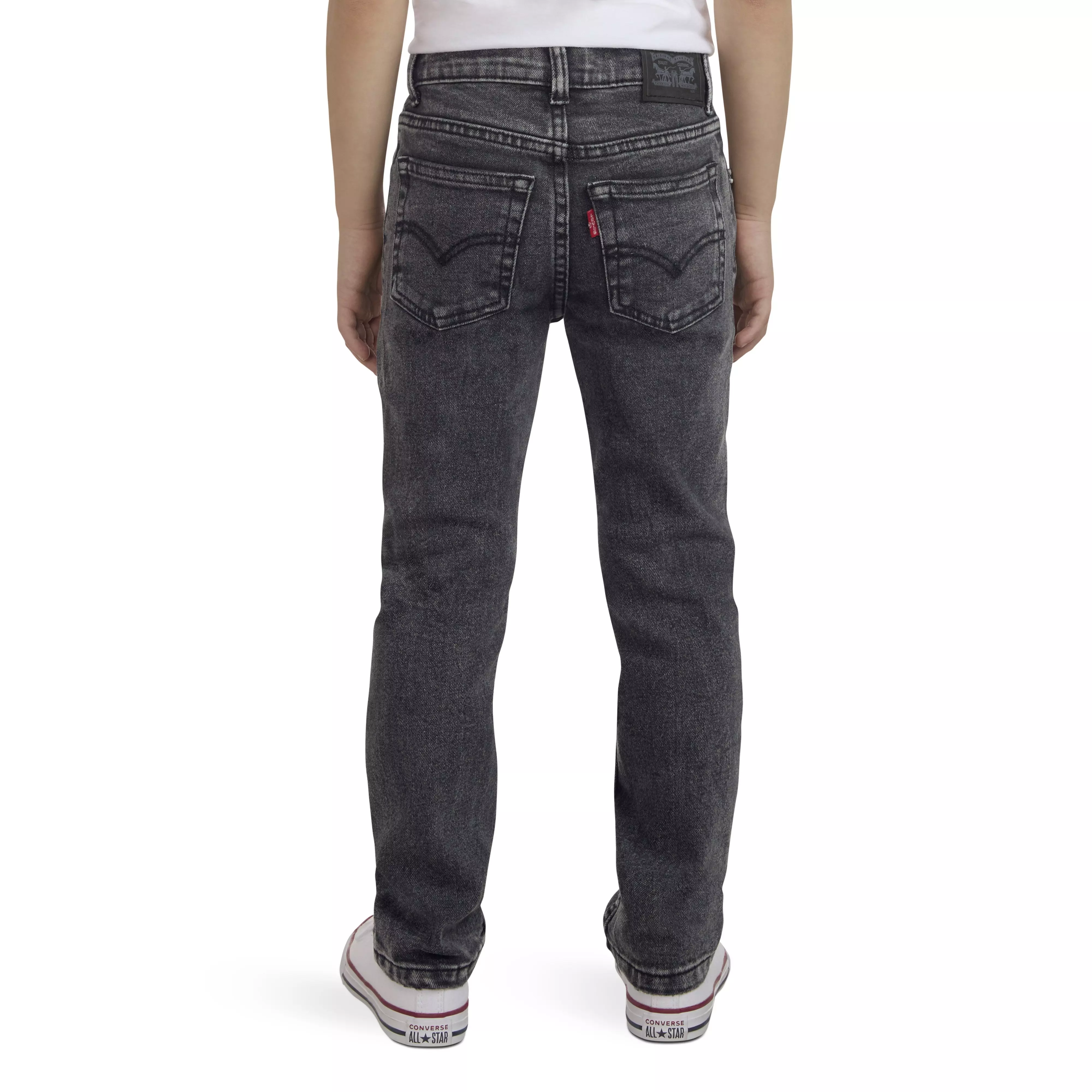 Levi's Little Boys' 510 Skinny Fit Dark Grey Wash Denim Jeans - DARK GREY