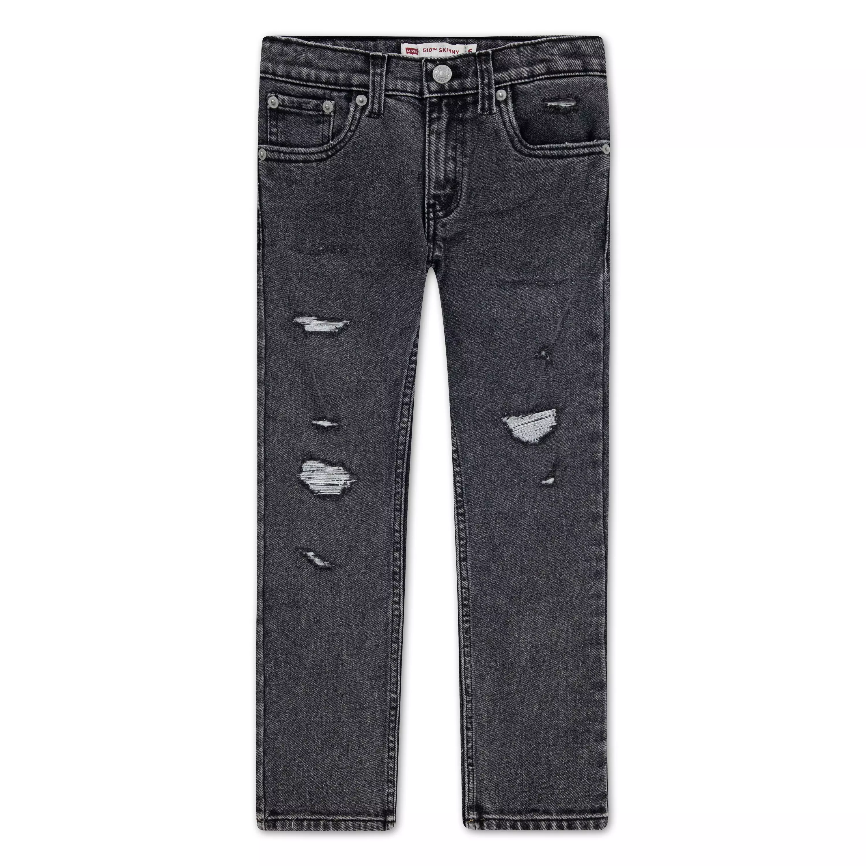 Levi's Little Boys' 510 Skinny Fit Dark Grey Wash Denim Jeans - DARK GREY