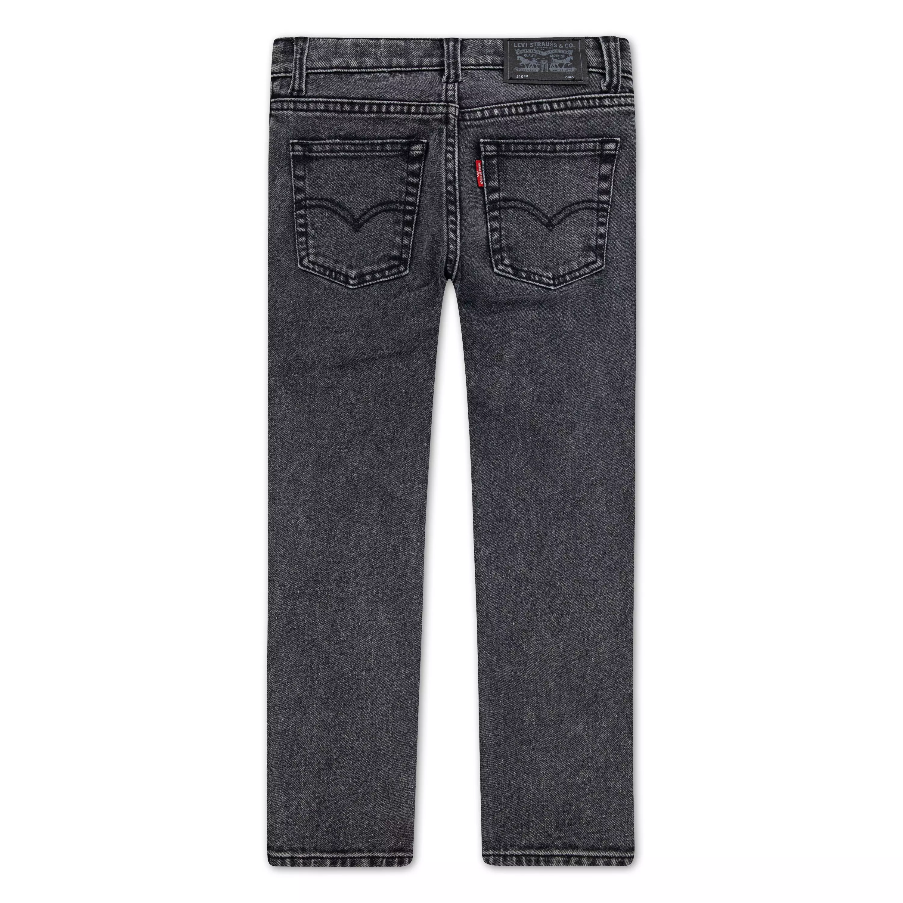 Levi's Little Boys' 510 Skinny Fit Dark Grey Wash Denim Jeans - DARK GREY