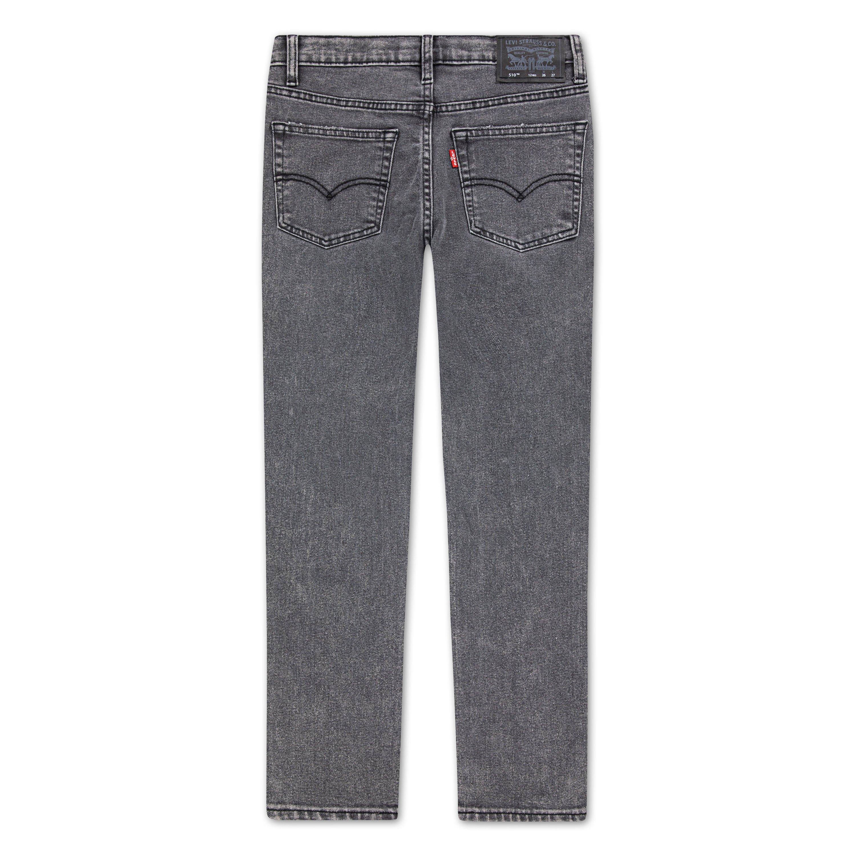 Levi's 510 Skinny Fit Big Boys' Dark Grey Wash Denim Jeans