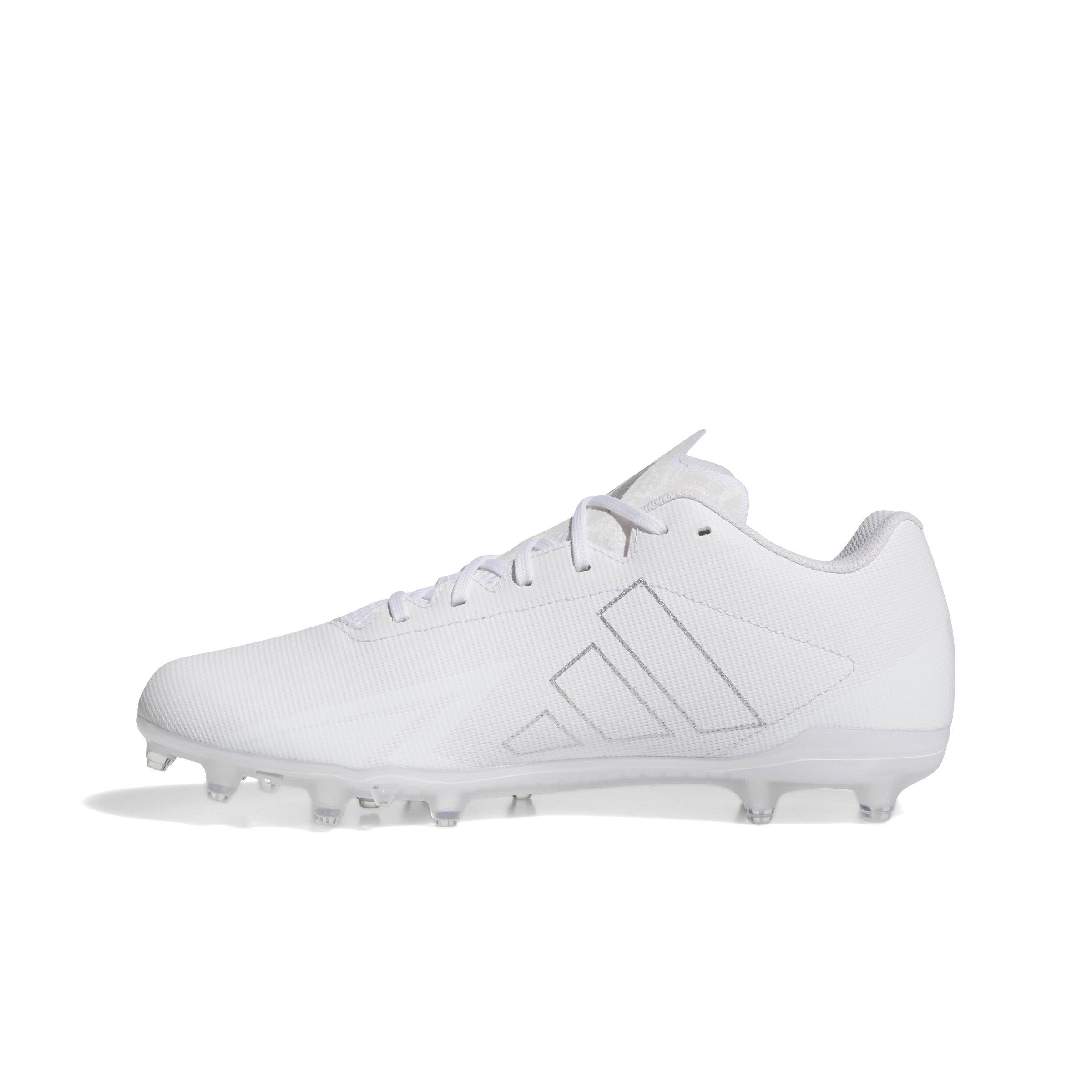 adidas Adizero Electric.2 "Ftwr White/Silver Metallic/Ftwr White" Men's Football Cleat - WHITE/SILVER/WHITE Thumbnail View 2