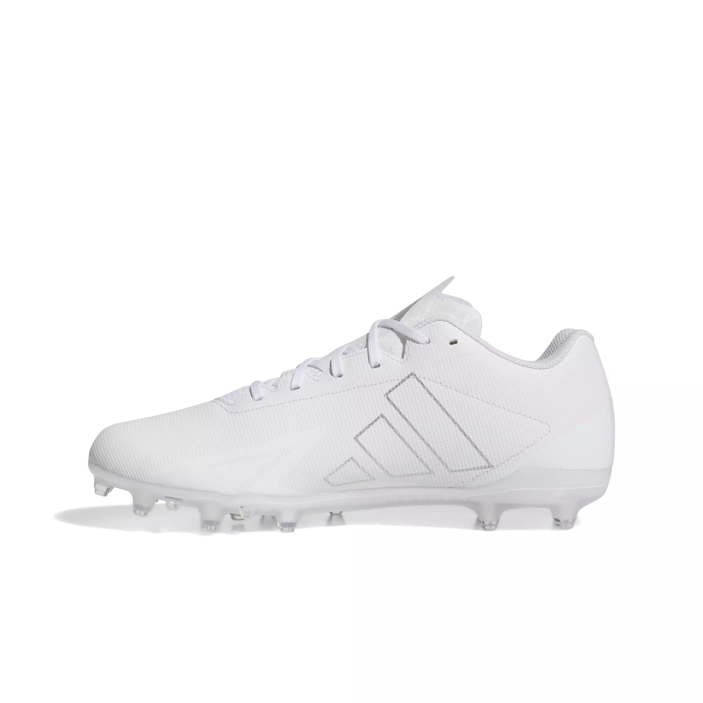 adidas Adizero Electric.2 "Ftwr White/Silver Metallic/Ftwr White" Men's Football Cleat - WHITE/SILVER/WHITE