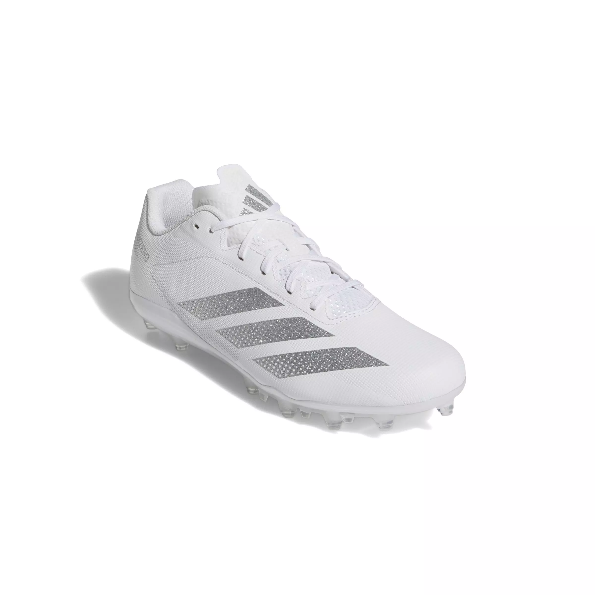 adidas Adizero Electric.2 "Ftwr White/Silver Metallic/Ftwr White" Men's Football Cleat - WHITE/SILVER/WHITE