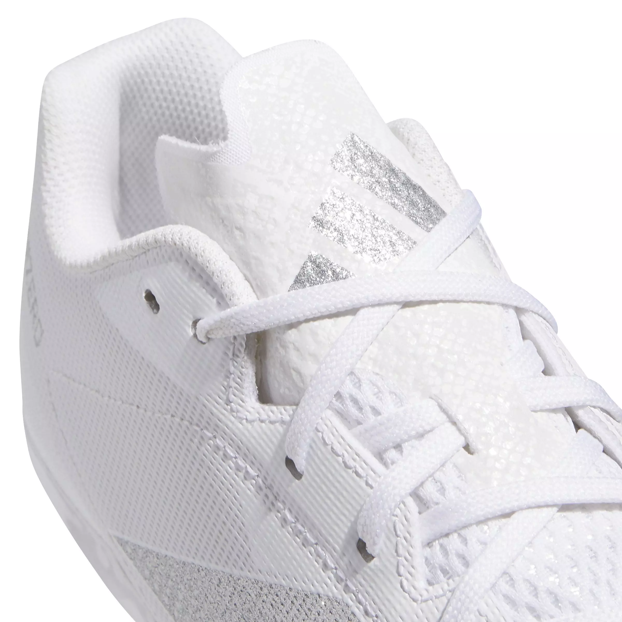 adidas Adizero Electric.2 "Ftwr White/Silver Metallic/Ftwr White" Men's Football Cleat - WHITE/SILVER/WHITE