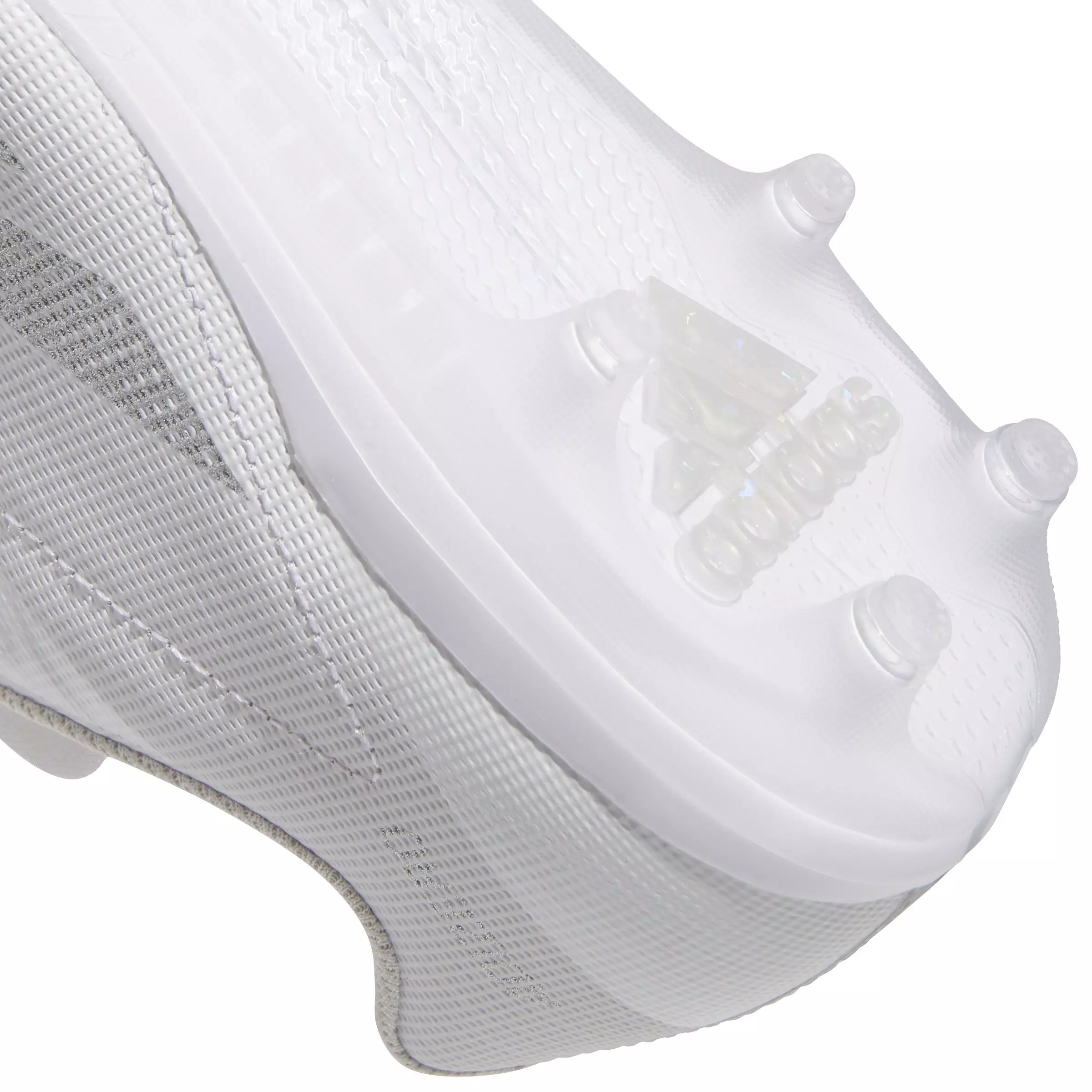 adidas Adizero Electric.2 "Ftwr White/Silver Metallic/Ftwr White" Men's Football Cleat - WHITE/SILVER/WHITE
