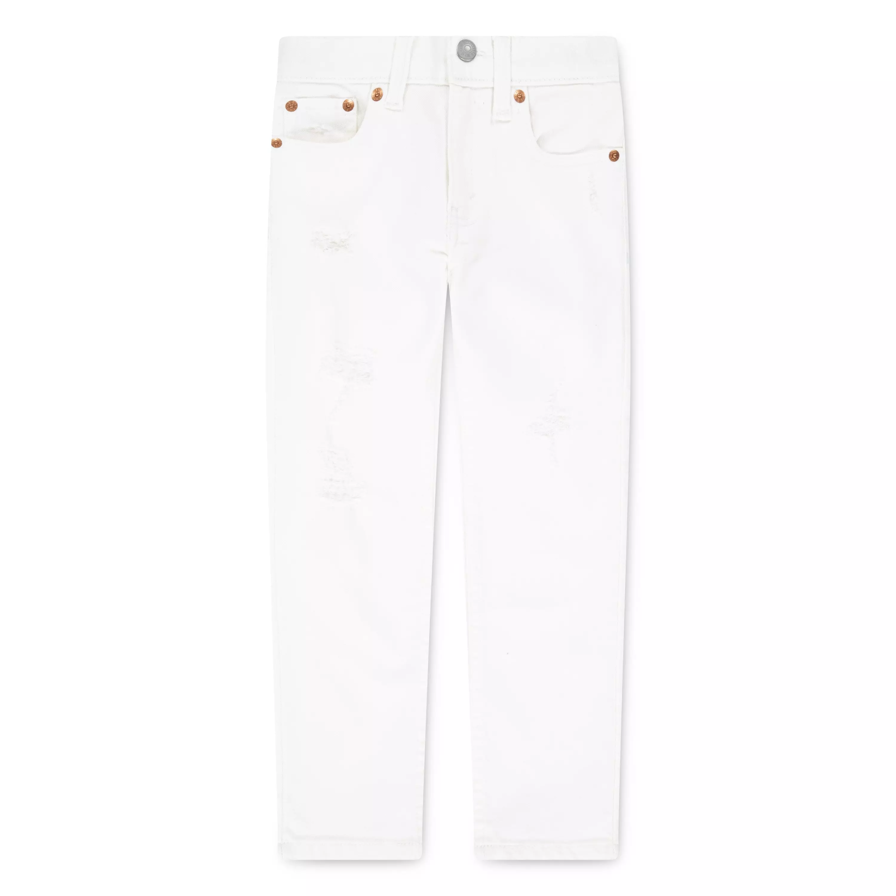 Levi's Little Boys' 510 Skinny Fit White Wash Denim Jeans - WHITE