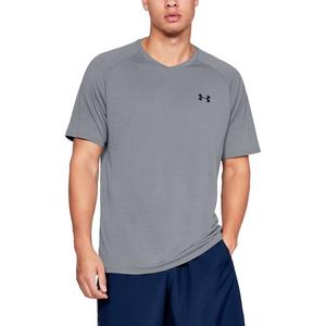 Under Armour Men's Tech 2.0 V-Neck Steel Tee