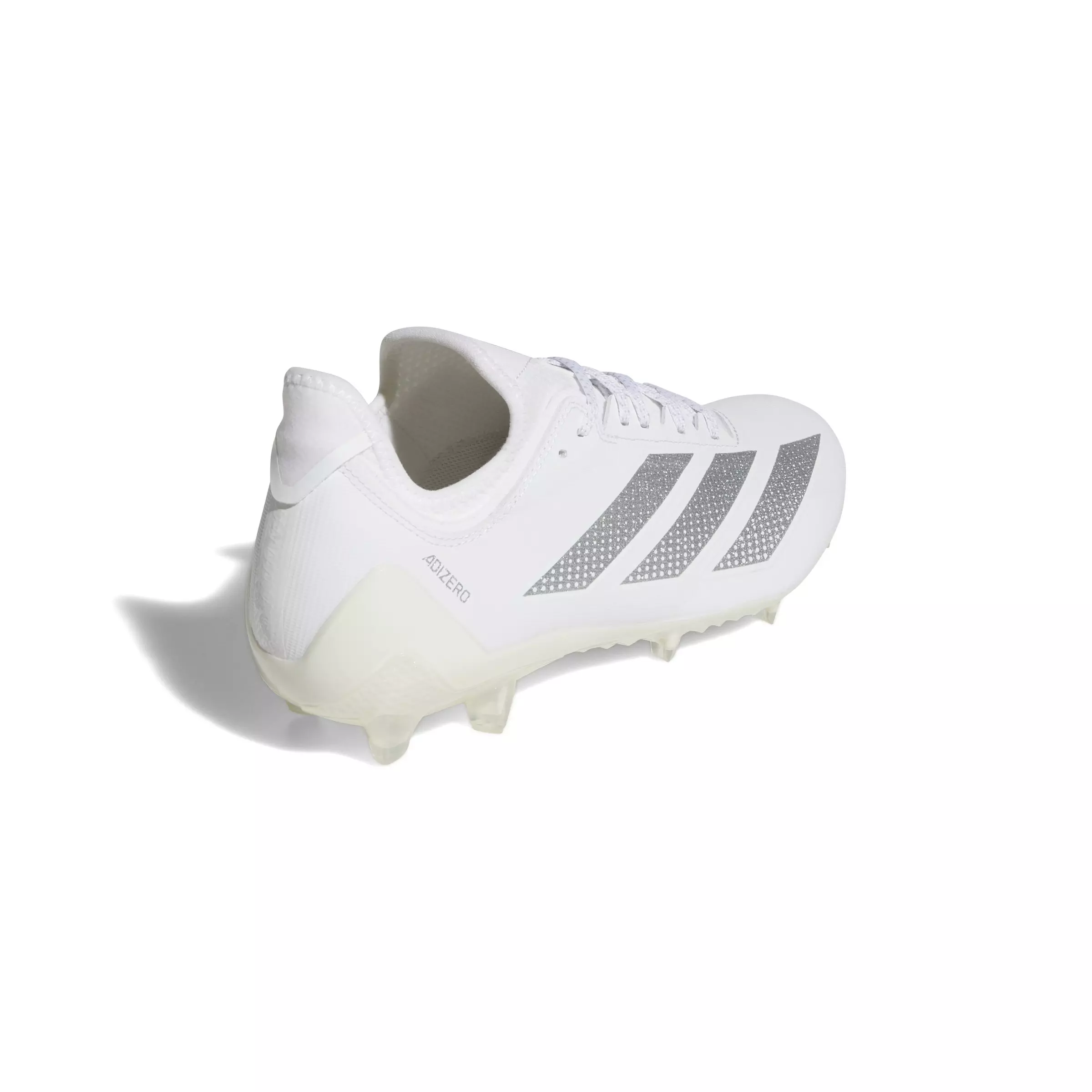 adidas Adizero Electric.1 "Ftwr White/Silver Metallic/Ftwr White" Men's Football Cleat - WHITE/SILVER/WHITE
