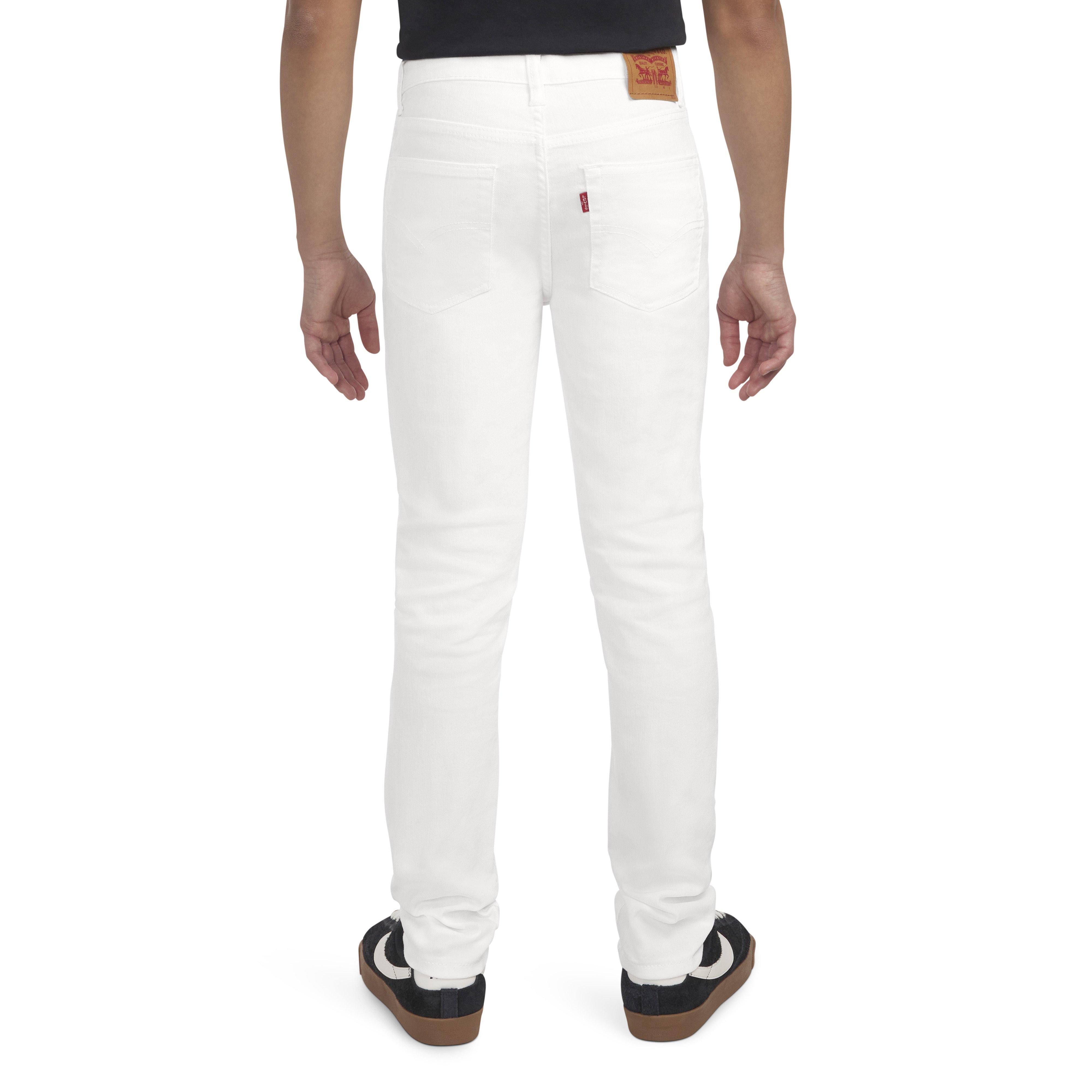 Levi's 510 Skinny Fit Big Boys' White Wash Denim Jeans