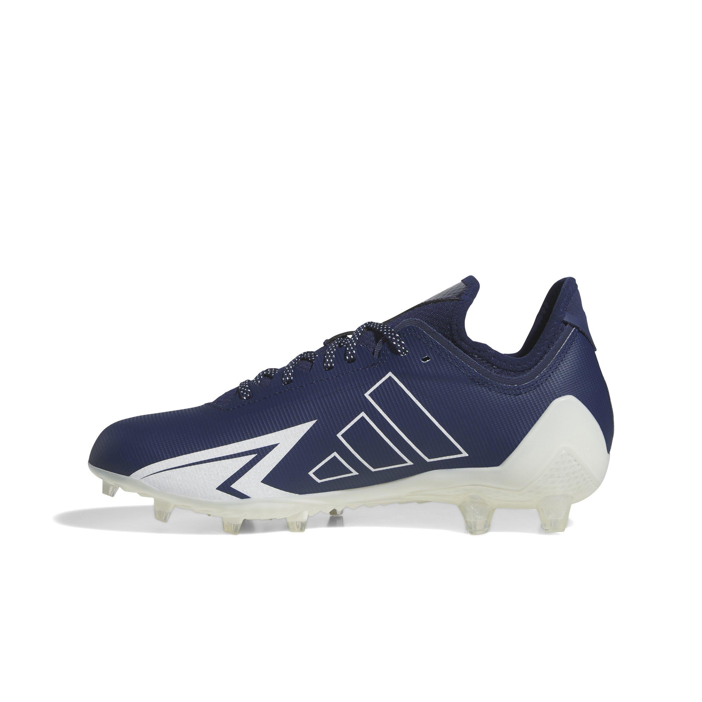 adidas Adizero Electric.1 "Team Navy Blue 2/Ftwr White/Team Navy Blue 2" Men's Football Cleat - NAVY/WHITE/NAVY Thumbnail View 2