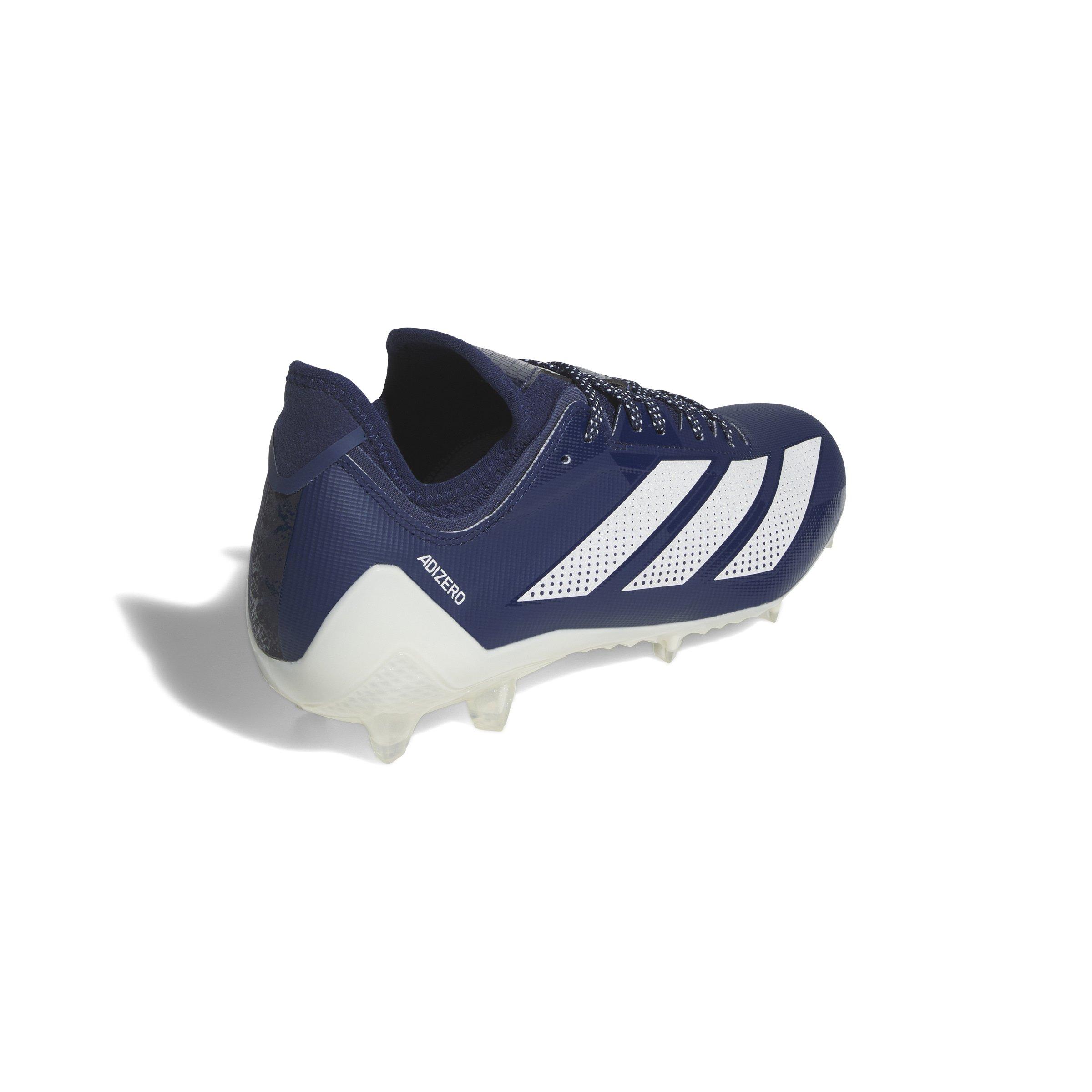 adidas Adizero Electric.1 "Team Navy Blue 2/Ftwr White/Team Navy Blue 2" Men's Football Cleat - NAVY/WHITE/NAVY Thumbnail View 4