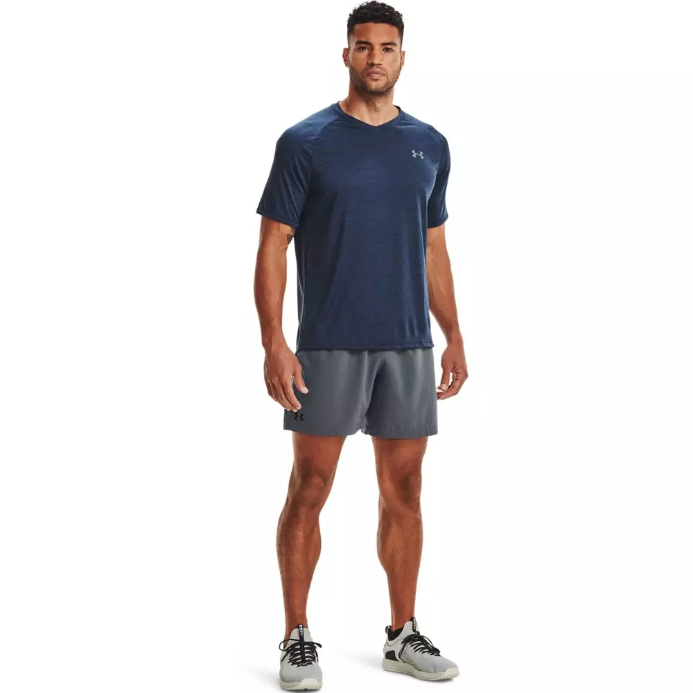 Under Armour Men's Tech 2.0 V-Neck Turquoise Tee - TURQUOISE