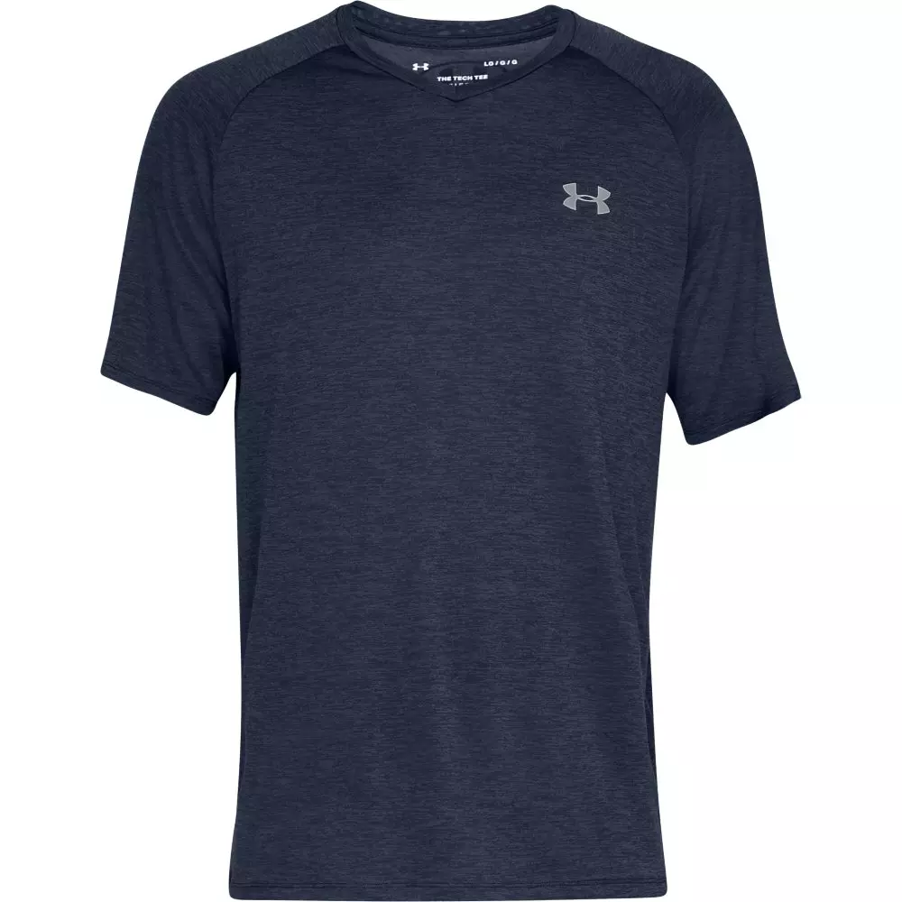 Under Armour Men's Tech 2.0 V-Neck Turquoise Tee - TURQUOISE