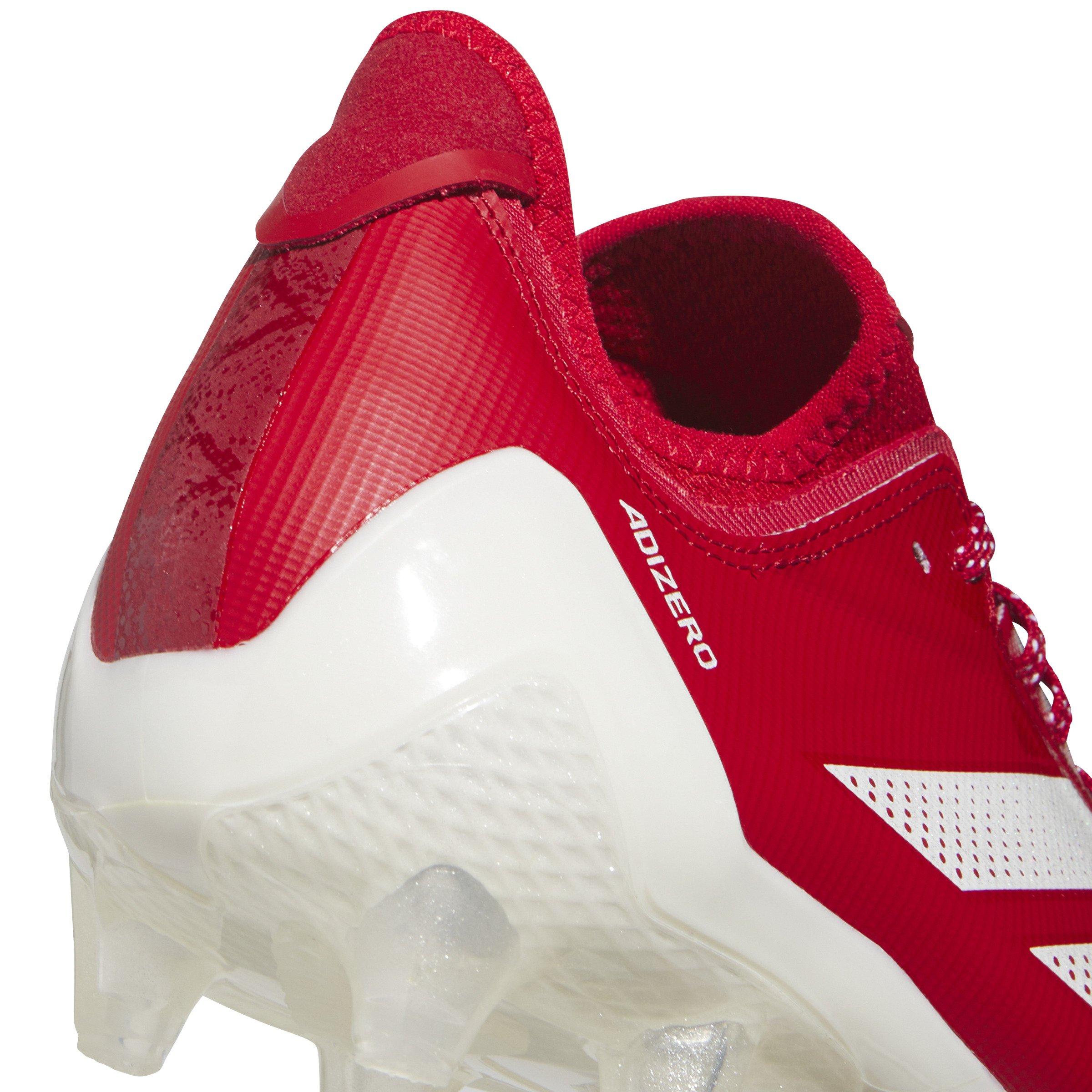 adidas Adizero Electric.1 "Team Power Red 2/Ftwr White/Team Power Red 2" Men's Football Cleat - RED/WHITE/RED Thumbnail View 6