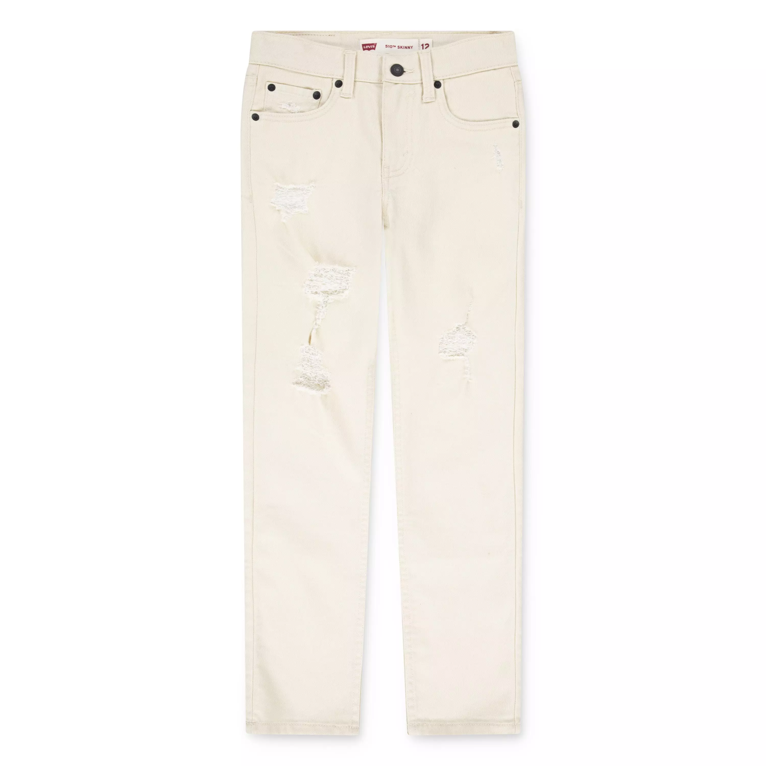 Levi's Big Boys' 510 Skinny Fit Wash Denim Jeans - Beige - BEIGE
