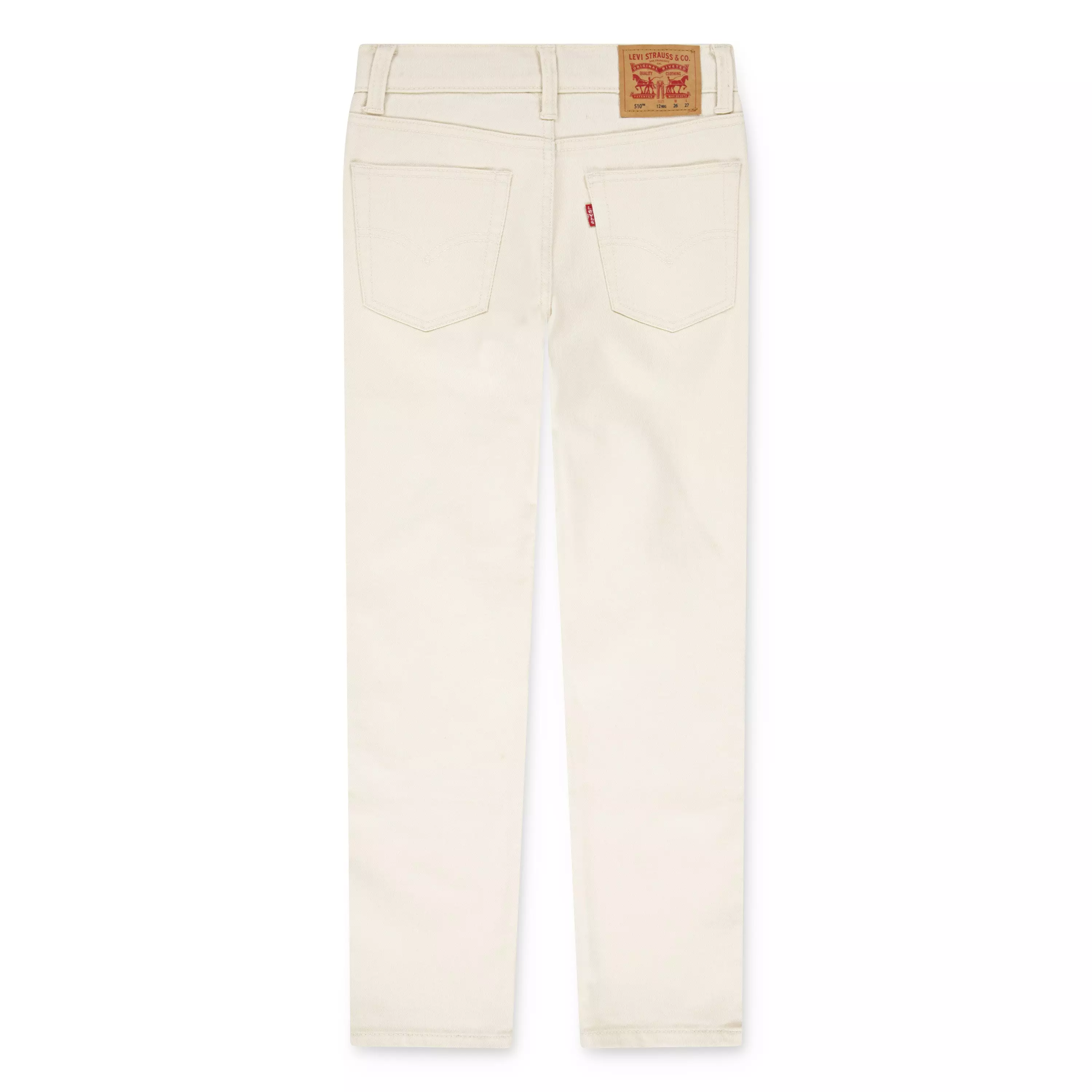 Levi's Big Boys' 510 Skinny Fit Wash Denim Jeans - Beige - BEIGE