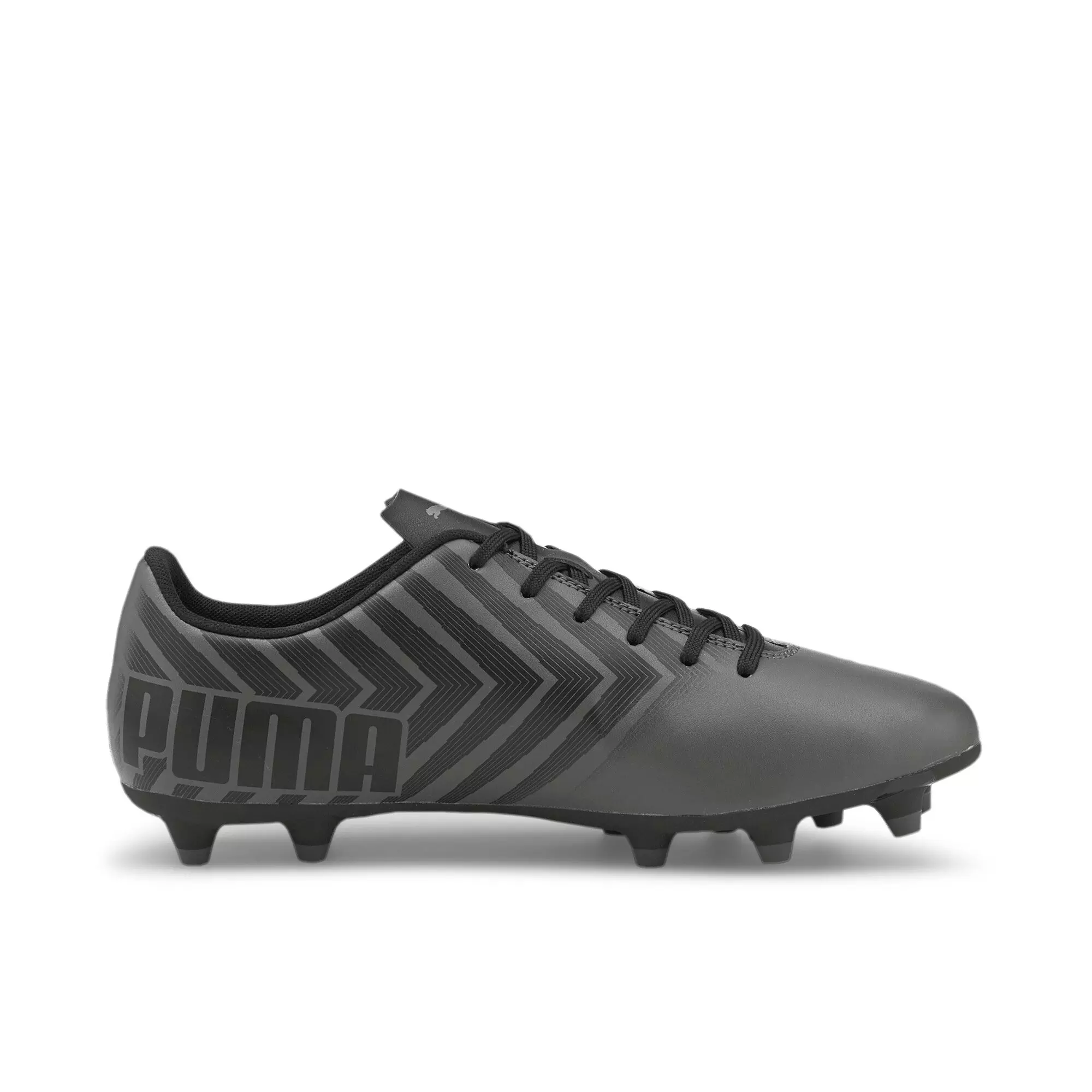 PUMA TACTO II FG/AG "Puma Black/CASTLEROCK" Men's Soccer Cleat - BLACK/CASTLEROCK