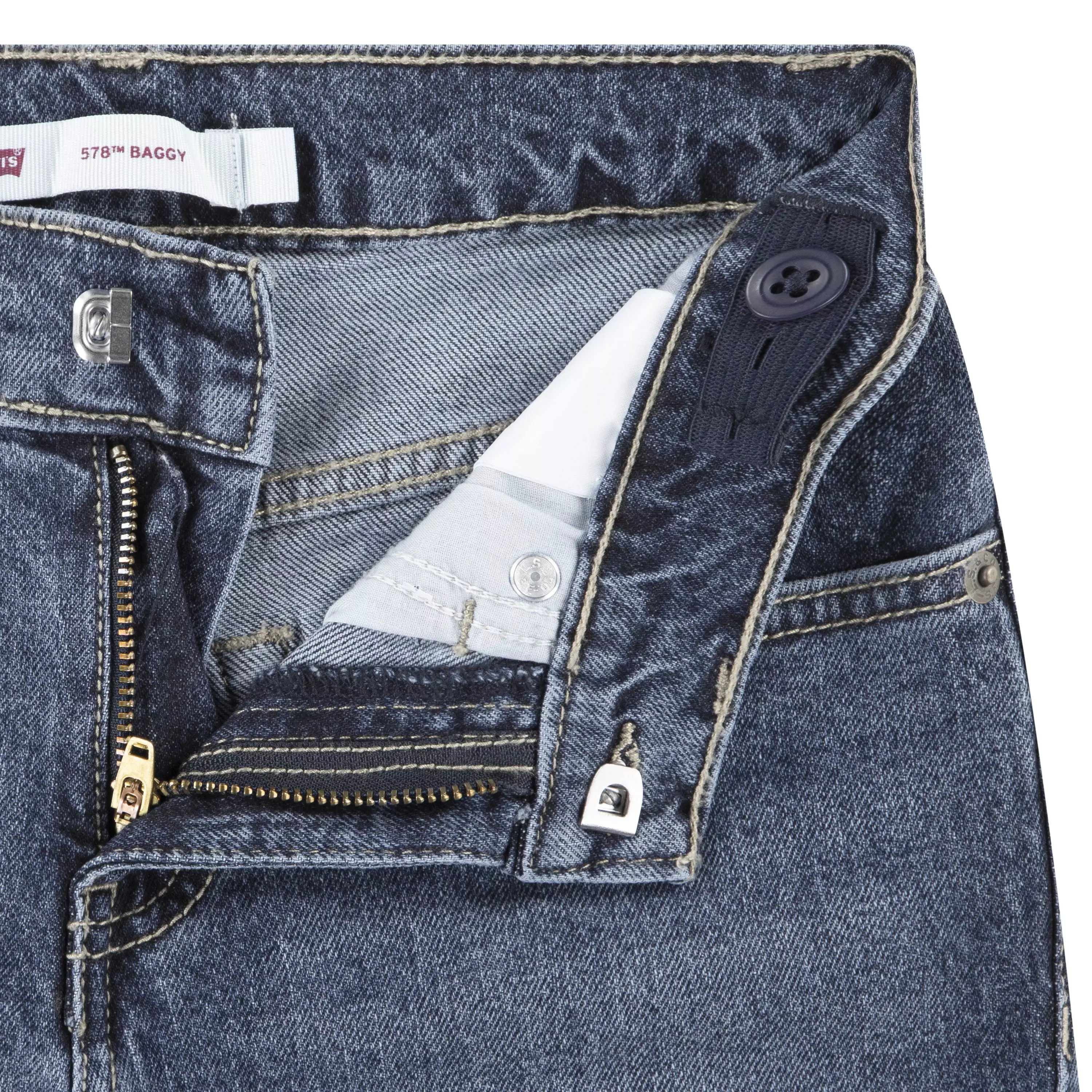 Levi's 578 Baggy Med Wash Little Boys' Blue Jeans - BLUE