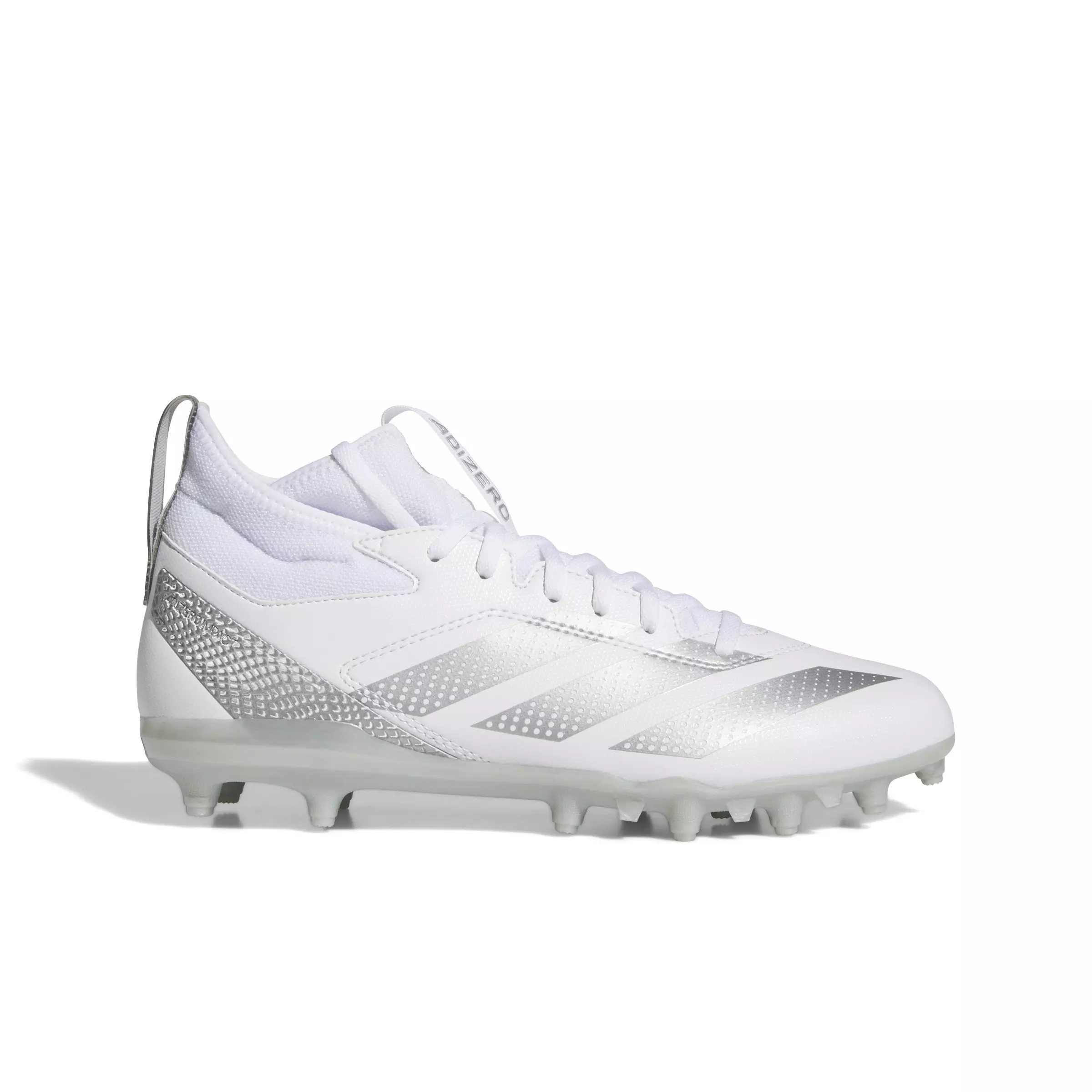 adidas Adizero Impact.2 "Ftwr White/Silver Metallic" Men's Football Cleat - WHITE/SILVER/WHITE