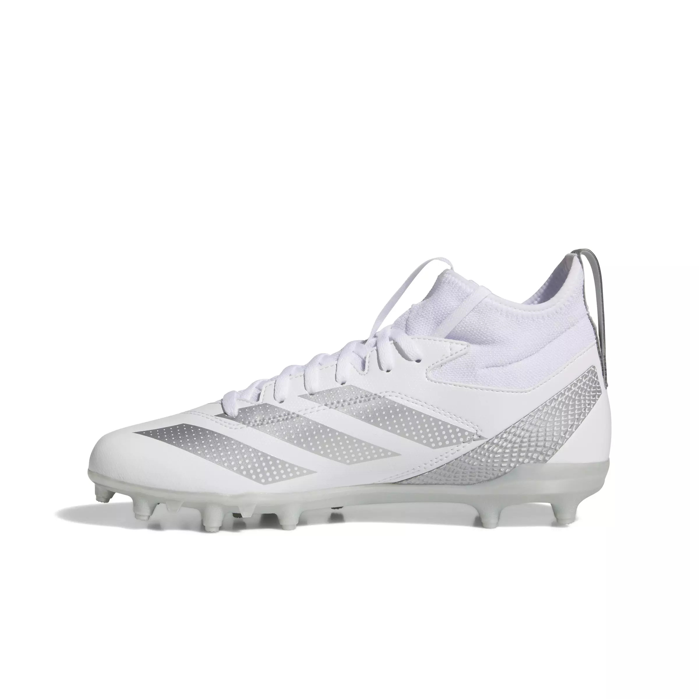adidas Adizero Impact.2 "Ftwr White/Silver Metallic" Men's Football Cleat - WHITE/SILVER/WHITE