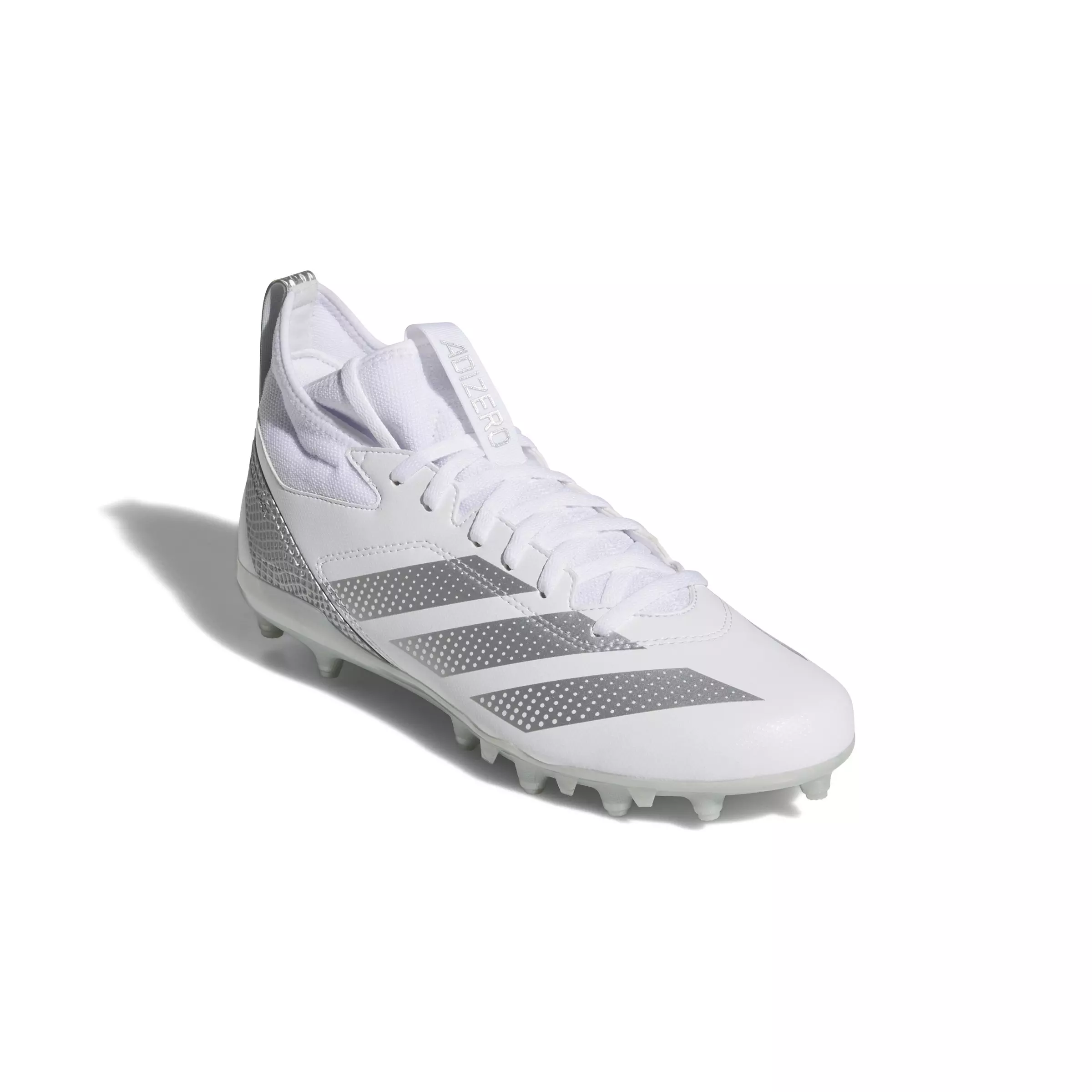 adidas Adizero Impact.2 "Ftwr White/Silver Metallic" Men's Football Cleat - WHITE/SILVER/WHITE