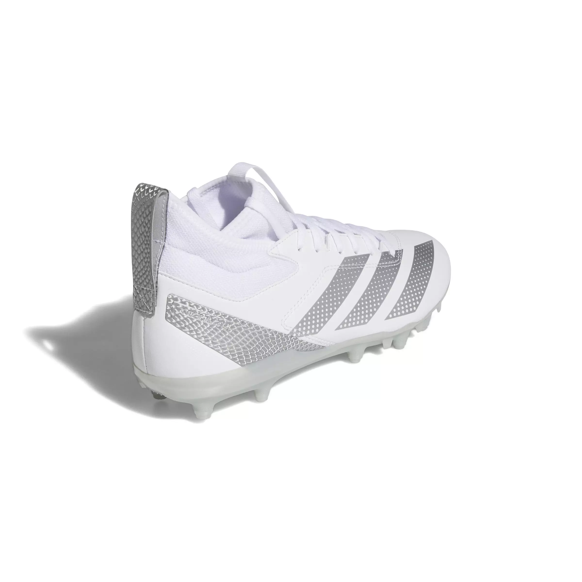 adidas Adizero Impact.2 "Ftwr White/Silver Metallic" Men's Football Cleat - WHITE/SILVER/WHITE