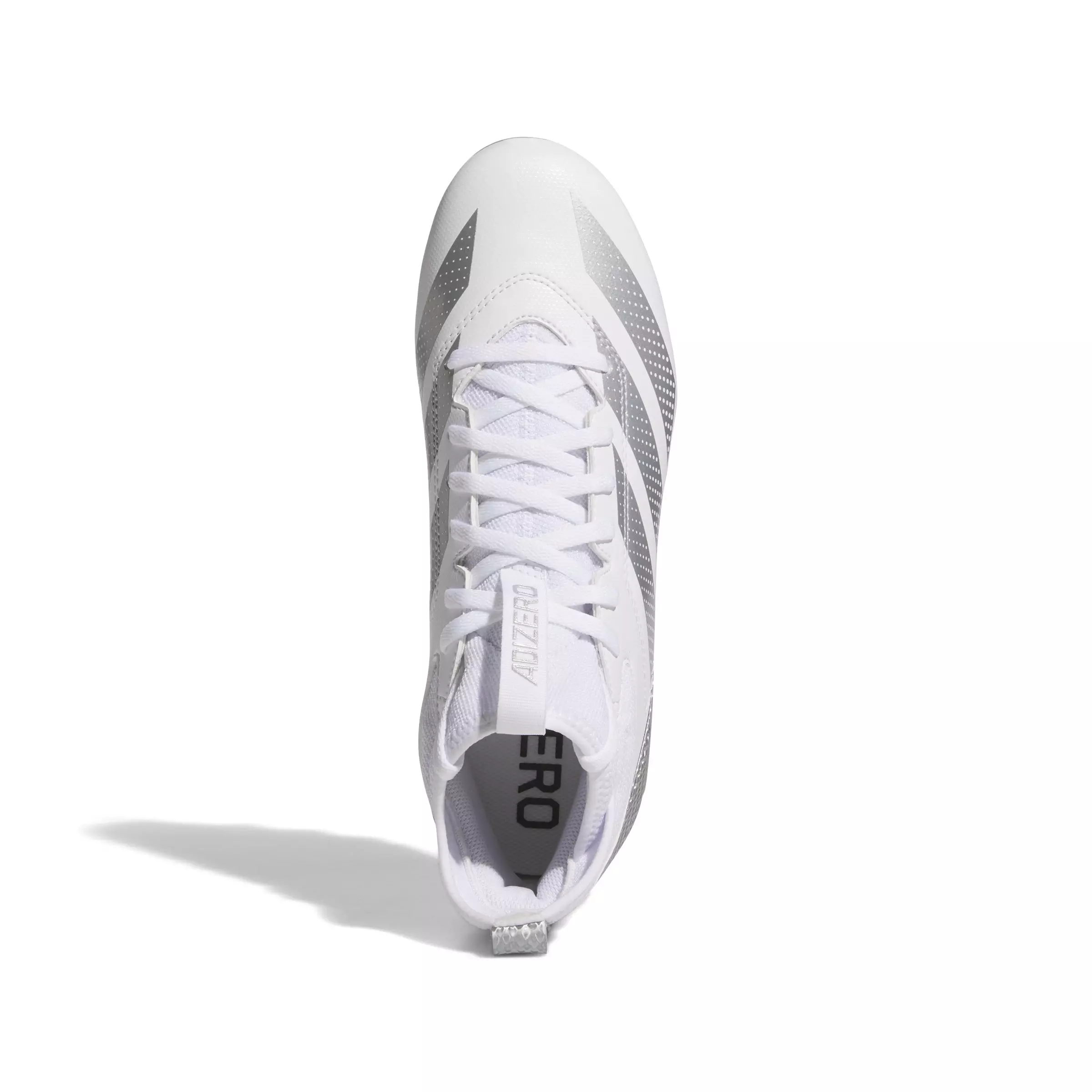 adidas Adizero Impact.2 "Ftwr White/Silver Metallic" Men's Football Cleat - WHITE/SILVER/WHITE