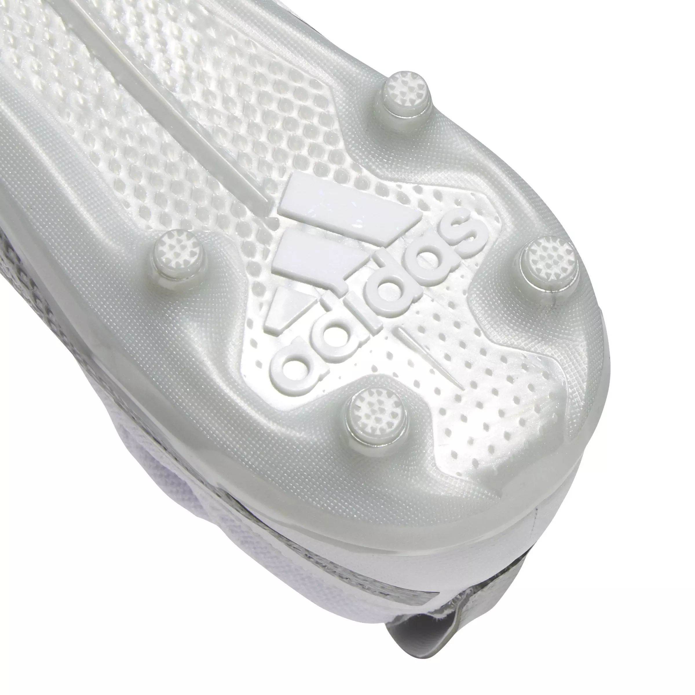 adidas Adizero Impact.2 "Ftwr White/Silver Metallic" Men's Football Cleat - WHITE/SILVER/WHITE