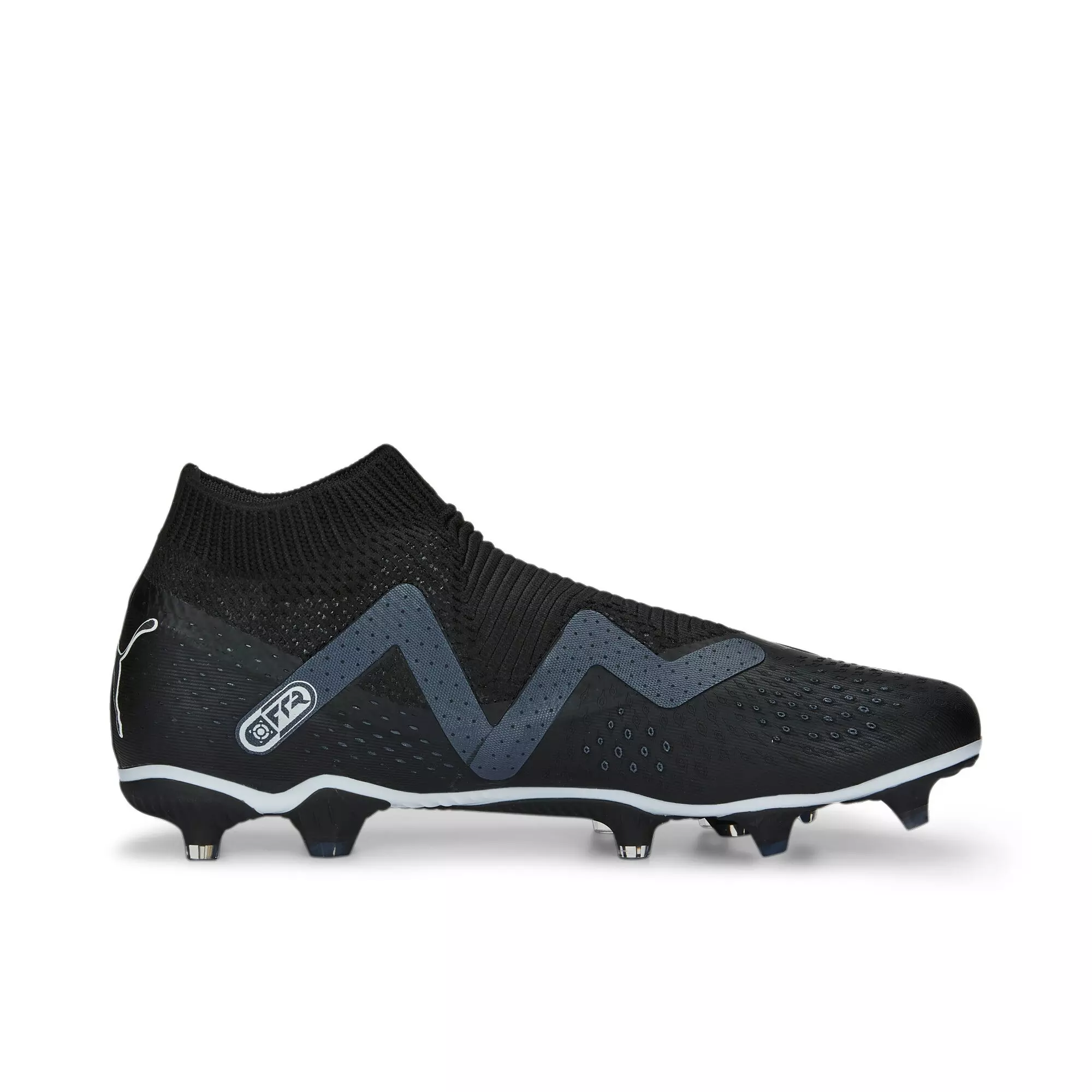 PUMA Future Match Laceless FG/AG "Puma Black/Puma White" Men's Soccer Cleat - BLACK/WHITE
