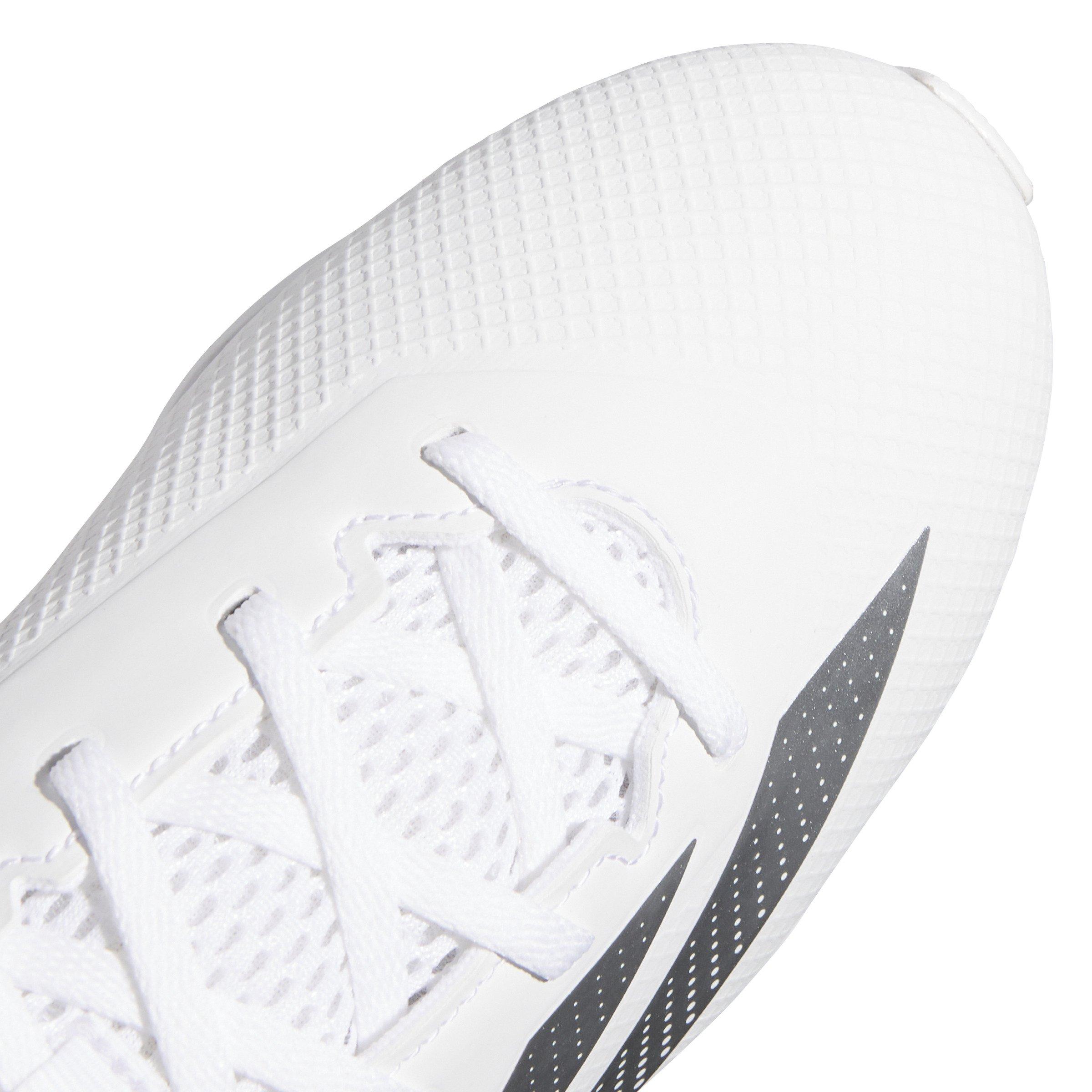 adidas Adizero Impact.2 "Ftwr White/Silver Metallic/Ftwr White" Men's Football Cleat - WHITE/SILVER/WHITE Thumbnail View 7