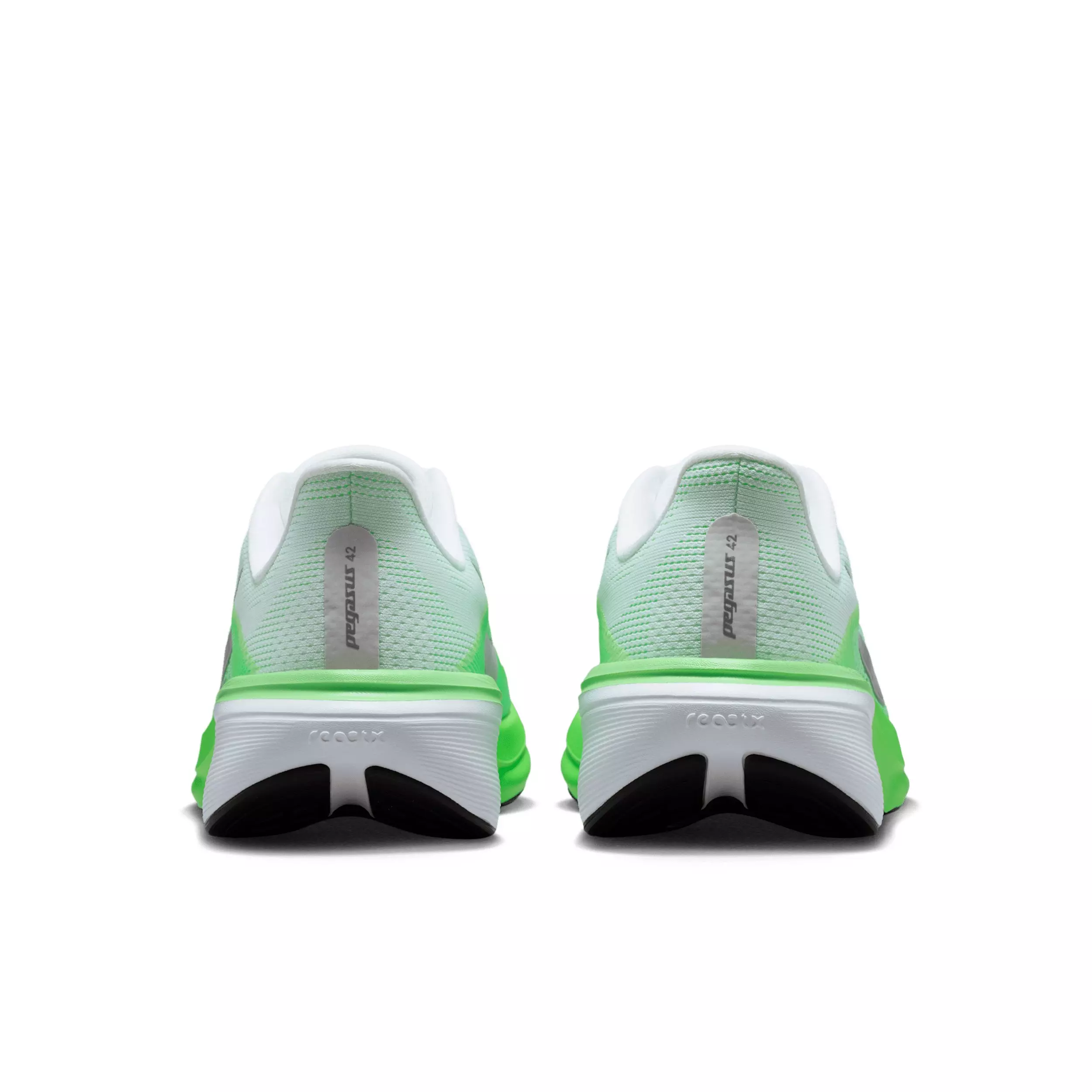 Nike Pegasus 42 "White/Green Strike/Illusion Green/Metallic Silver" Women's Running Shoe - WHITE/GREEN/GREEN/SILVER