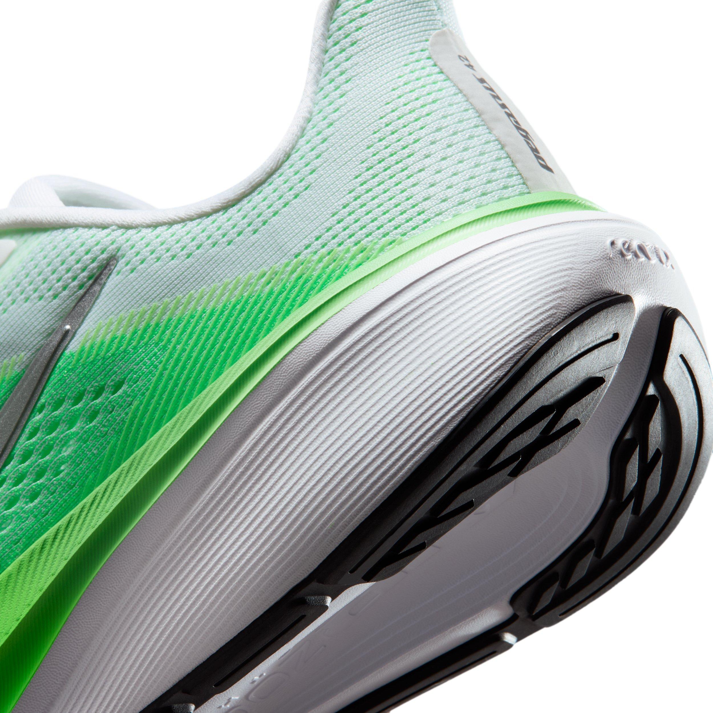 Nike Pegasus 42 "White/Green Strike/Illusion Green/Metallic Silver" Women's Running Shoe - WHITE/GREEN/GREEN/SILVER
