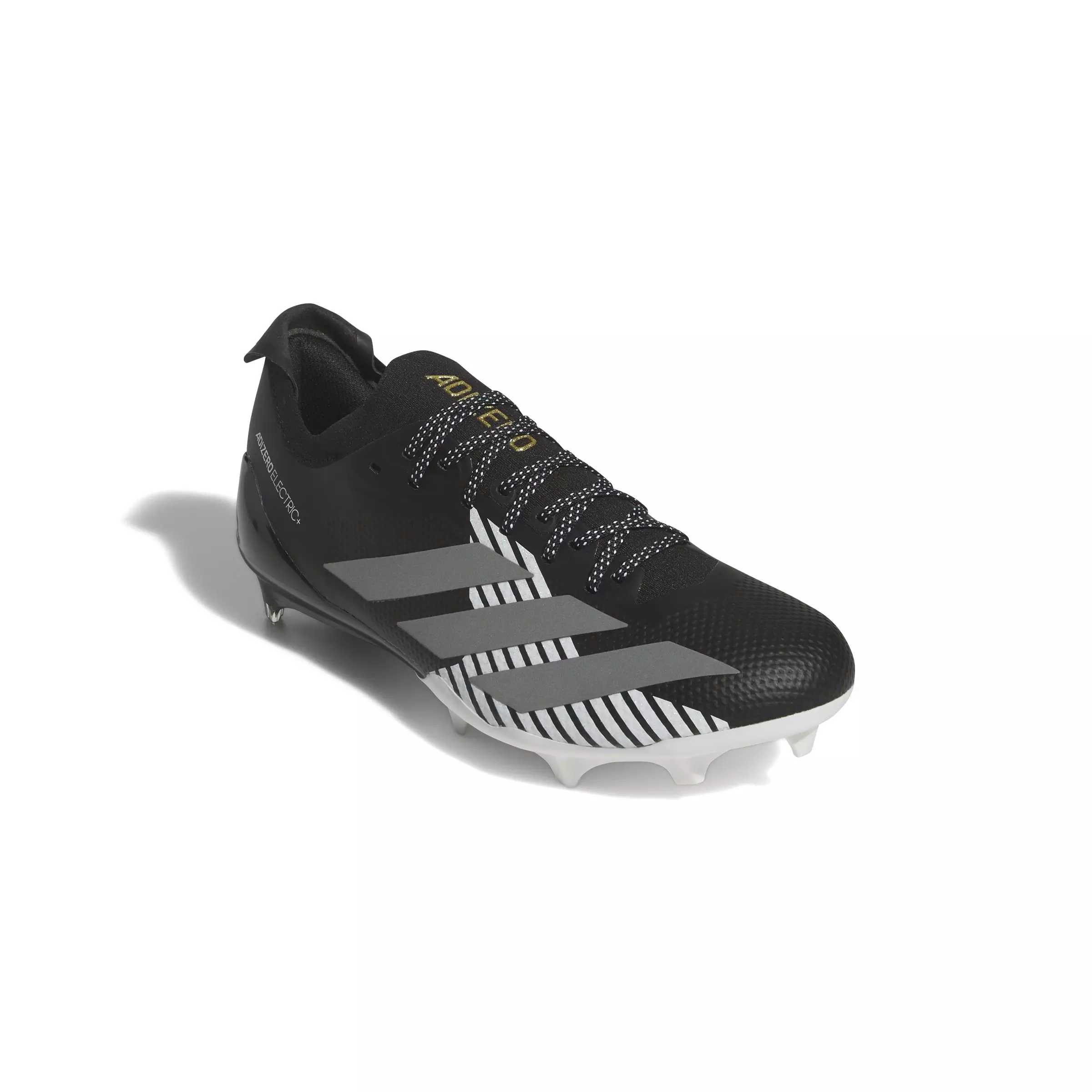 adidas Adizero Electric + "Core Black/Core Black/Ftwr White" Men's Football Cleat - BLACK/BLACK/WHITE