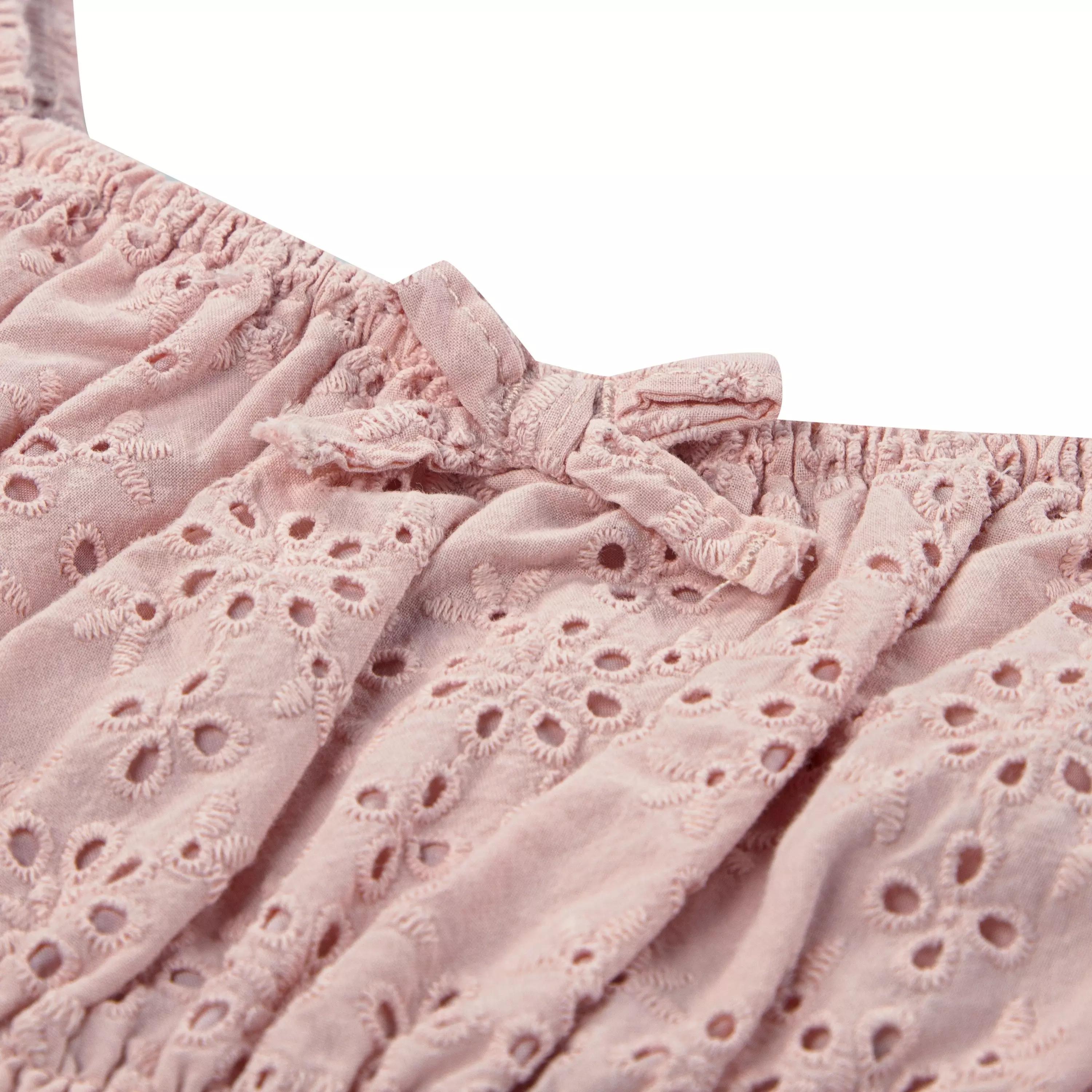 Levi's Little Girls' Eyelet Short Sleeve Dress - Pink - PINK