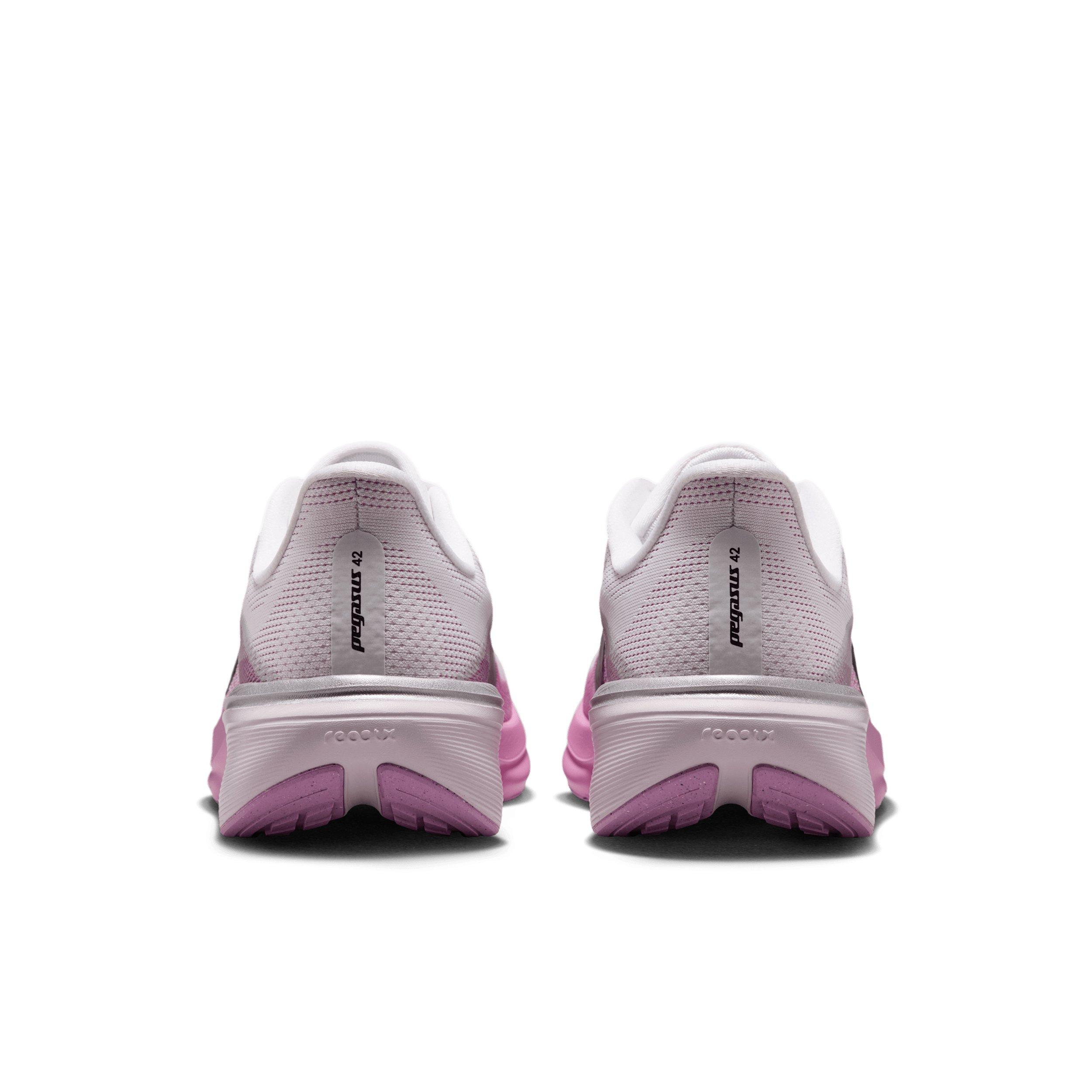 Nike Pegasus 42 "White/Light Magenta/Bleached Lilac/Black" Women's Running Shoe - WHITE/LT MAGENTA/LILAC/BLACK