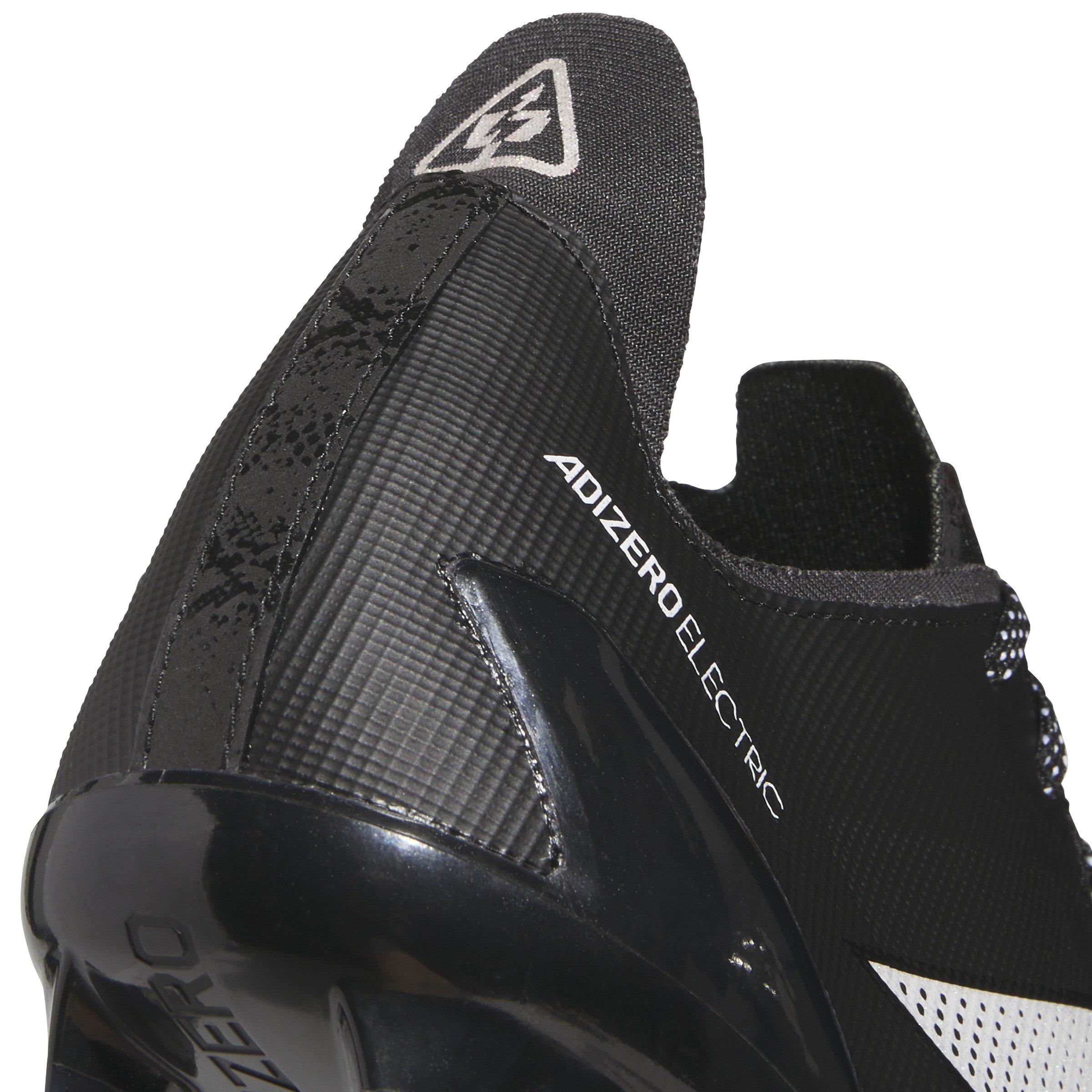 adidas Adizero Electric "Core Black/Ftwr White/Core Black" Men's Football Cleat - BLACK/WHITE/BLACK Thumbnail View 6