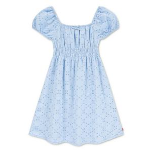 Levi's Little Girls' Eyelet Short Sleeve Dress - Light Blue