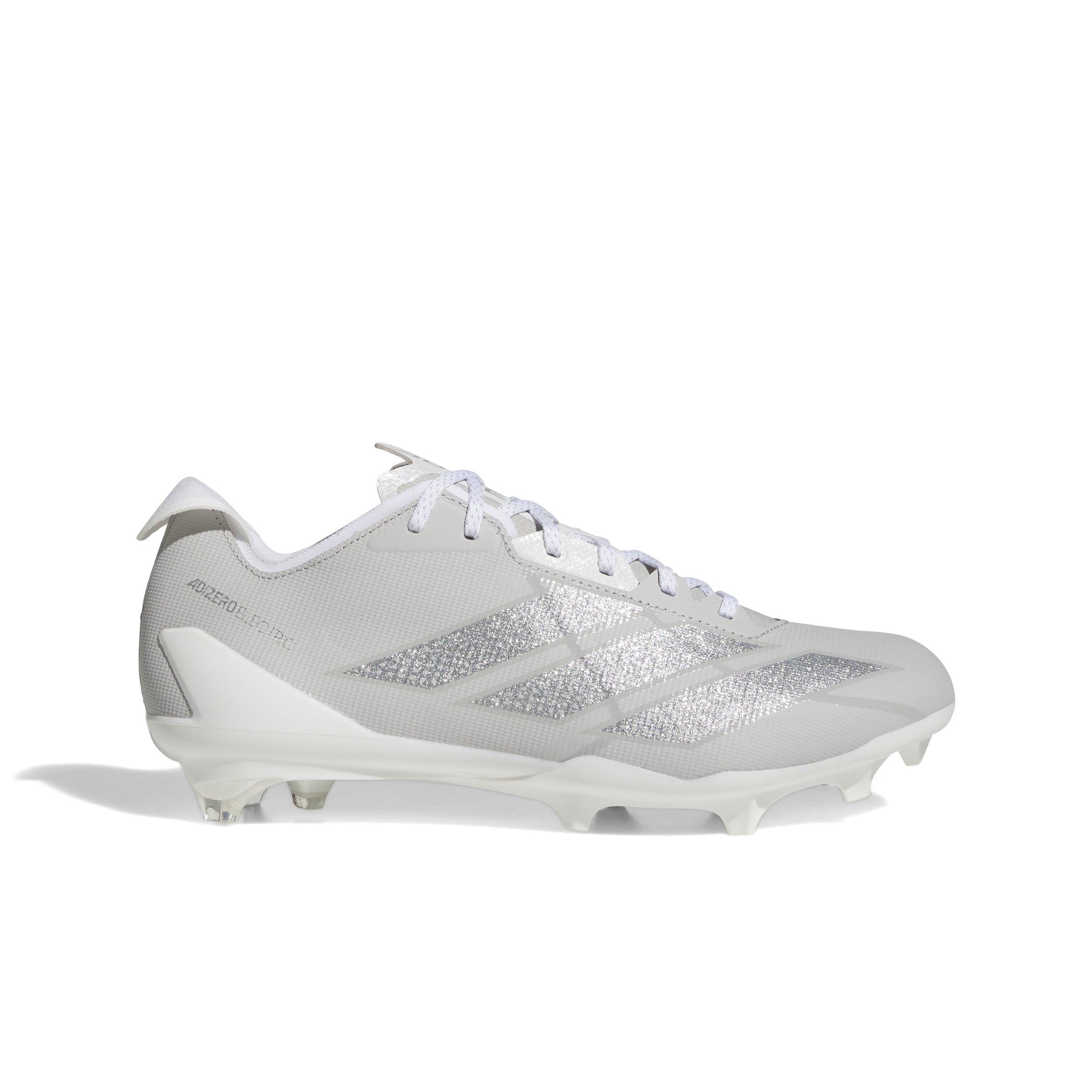 adidas Adizero Electric "Grey Two/Silver Metallic/Ftwr White" Men's Football Cleat - GREY/SILVER/WHITE Thumbnail View 1