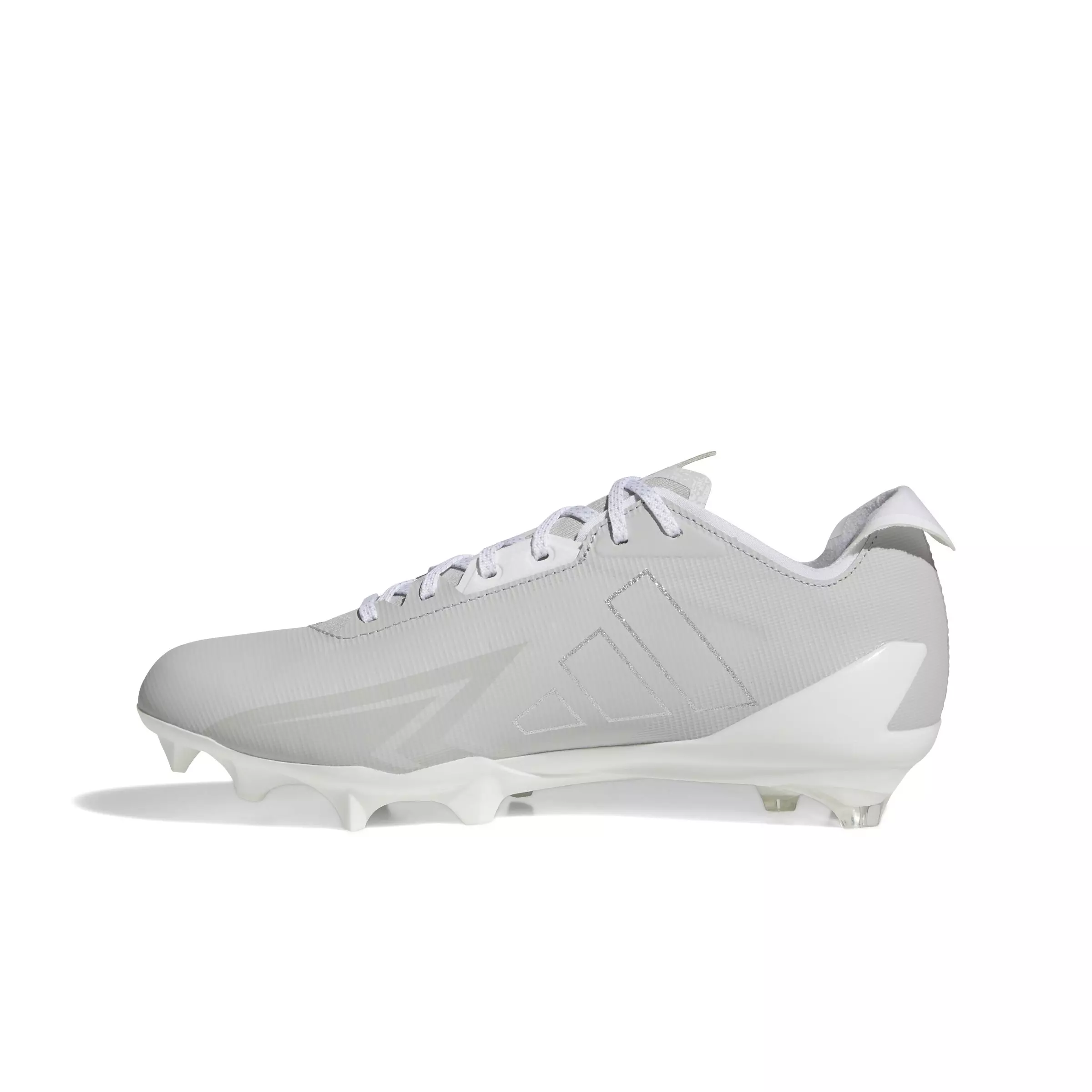 adidas Adizero Electric "Grey Two/Silver Metallic/Ftwr White" Men's Football Cleat - GREY/SILVER/WHITE