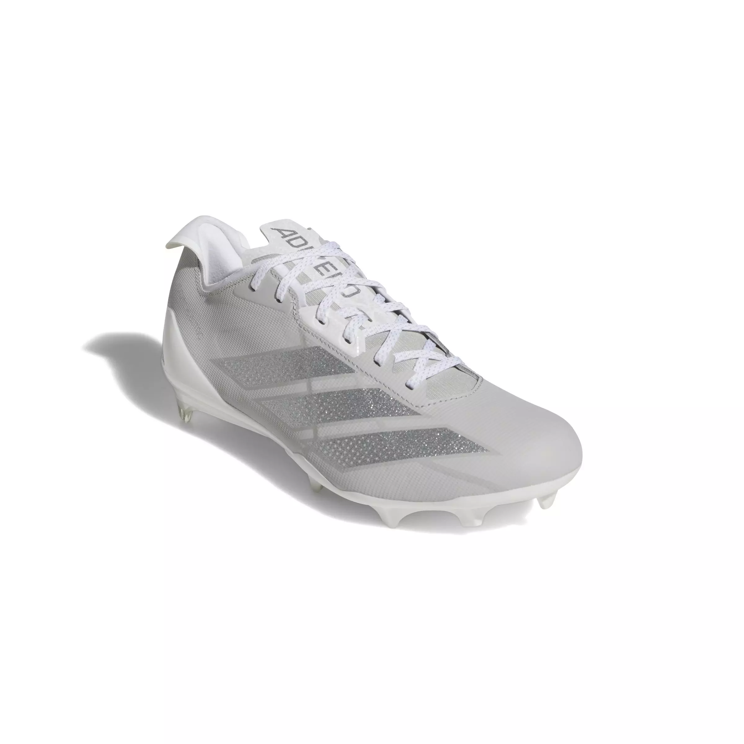adidas Adizero Electric "Grey Two/Silver Metallic/Ftwr White" Men's Football Cleat - GREY/SILVER/WHITE